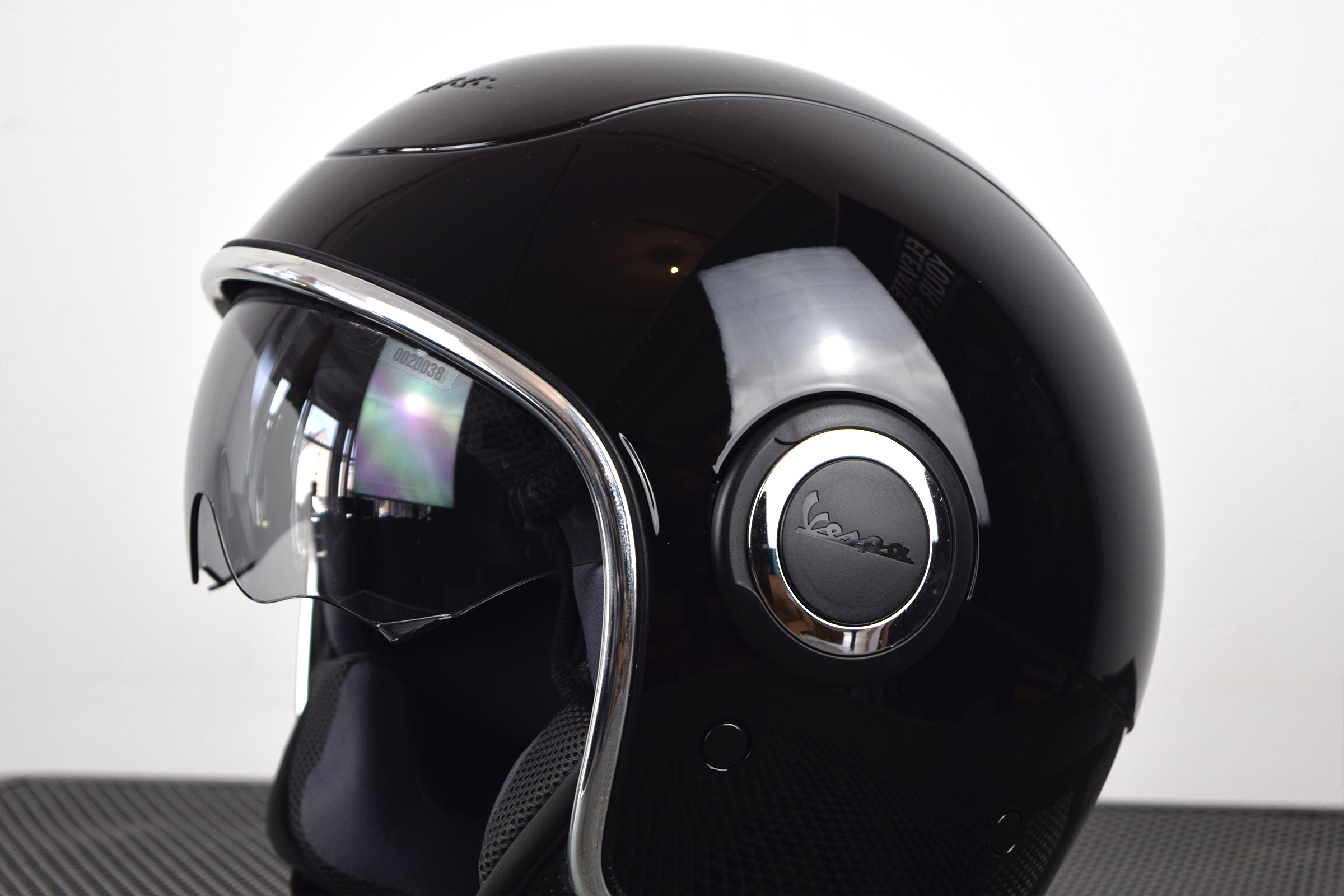 Casque jet Vespa VJ1 noir