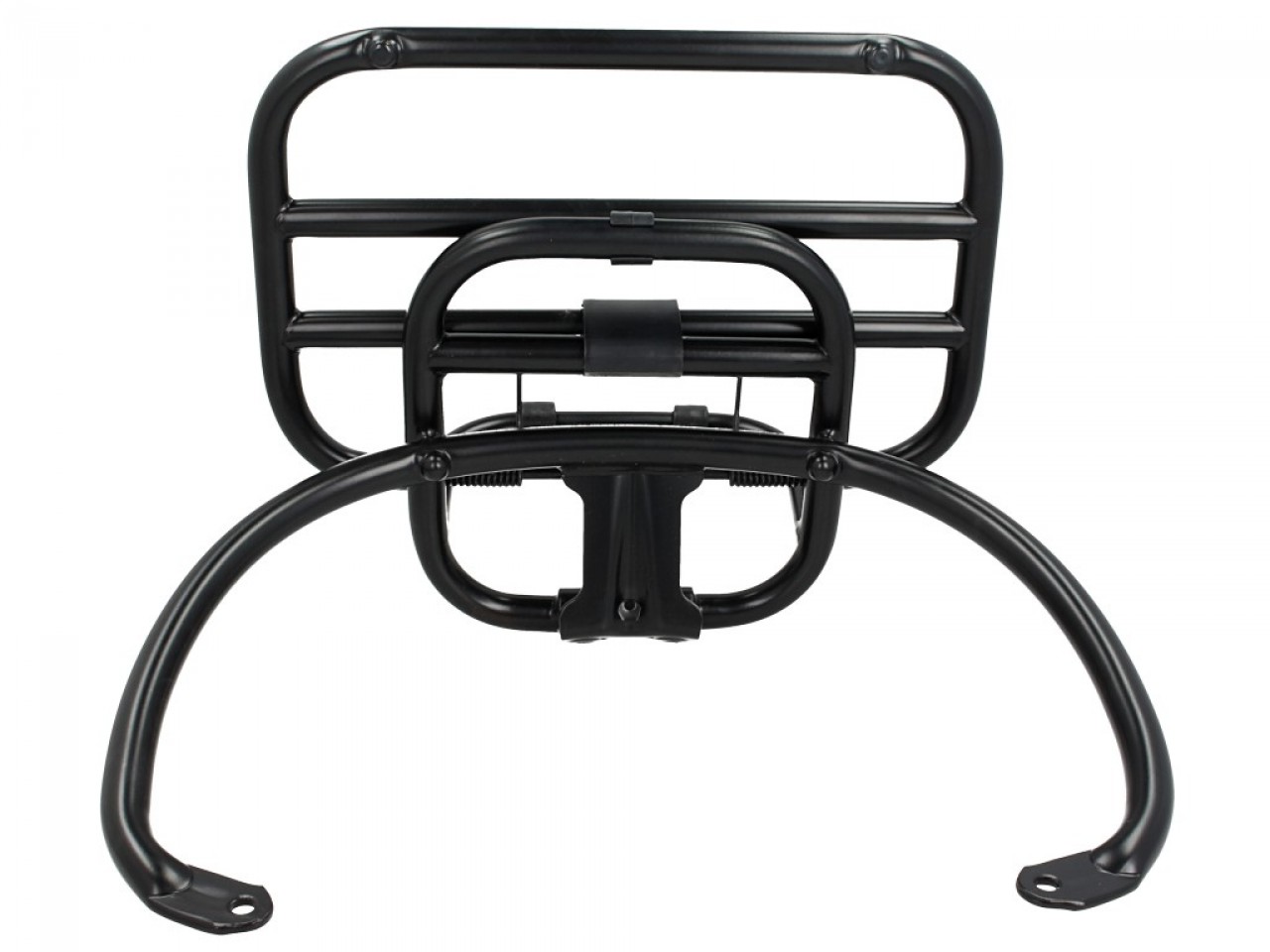 Porte-bagages arrière original rabattable noir pour Vespa GTS/GTV