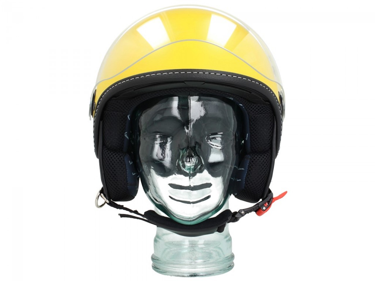 Casque jet Vespa visière 3.0 jaune
