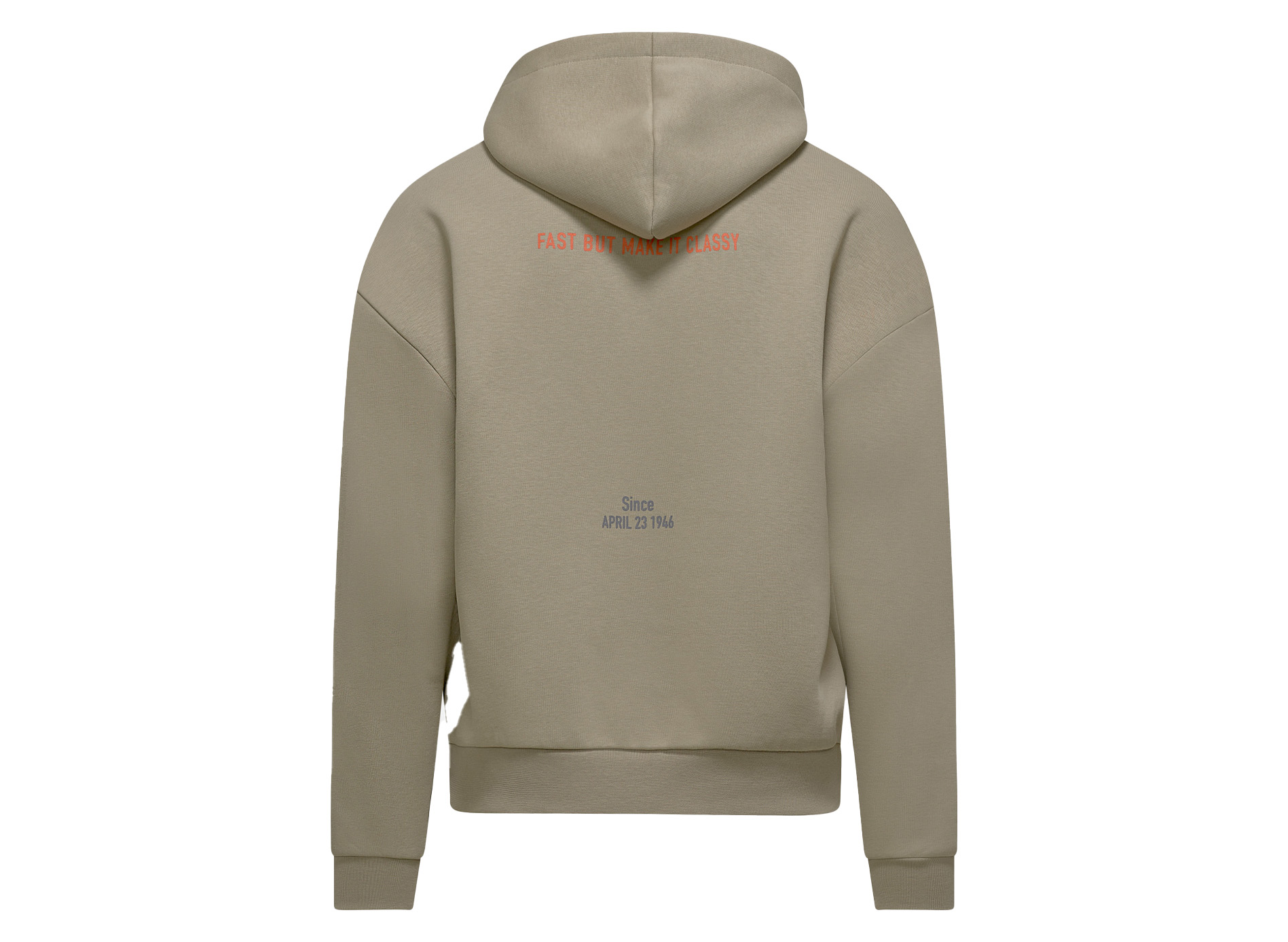 Sweat à capuche Vespa Nomad beige Collection DEC