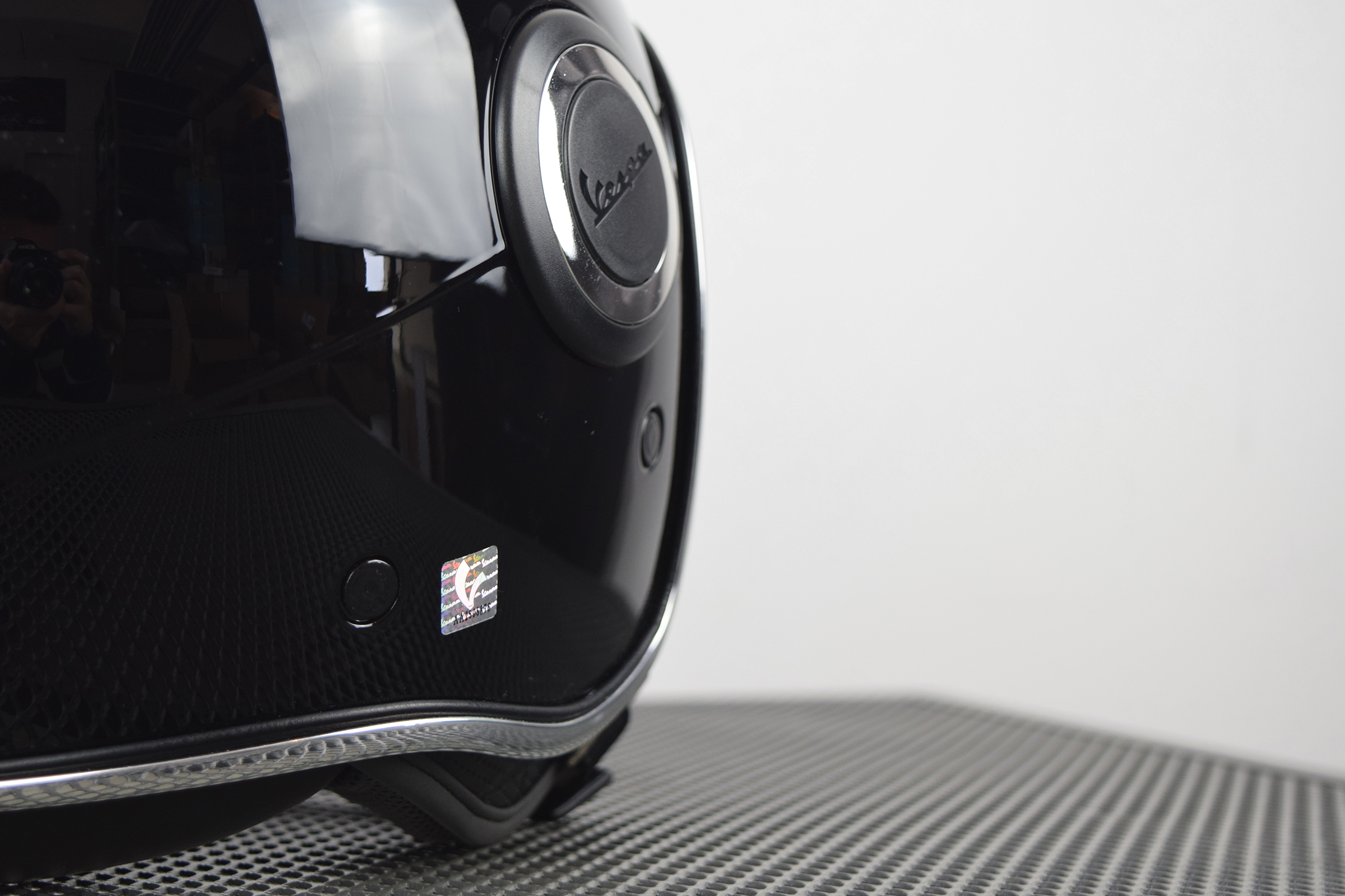 Casque jet Vespa VJ1 noir