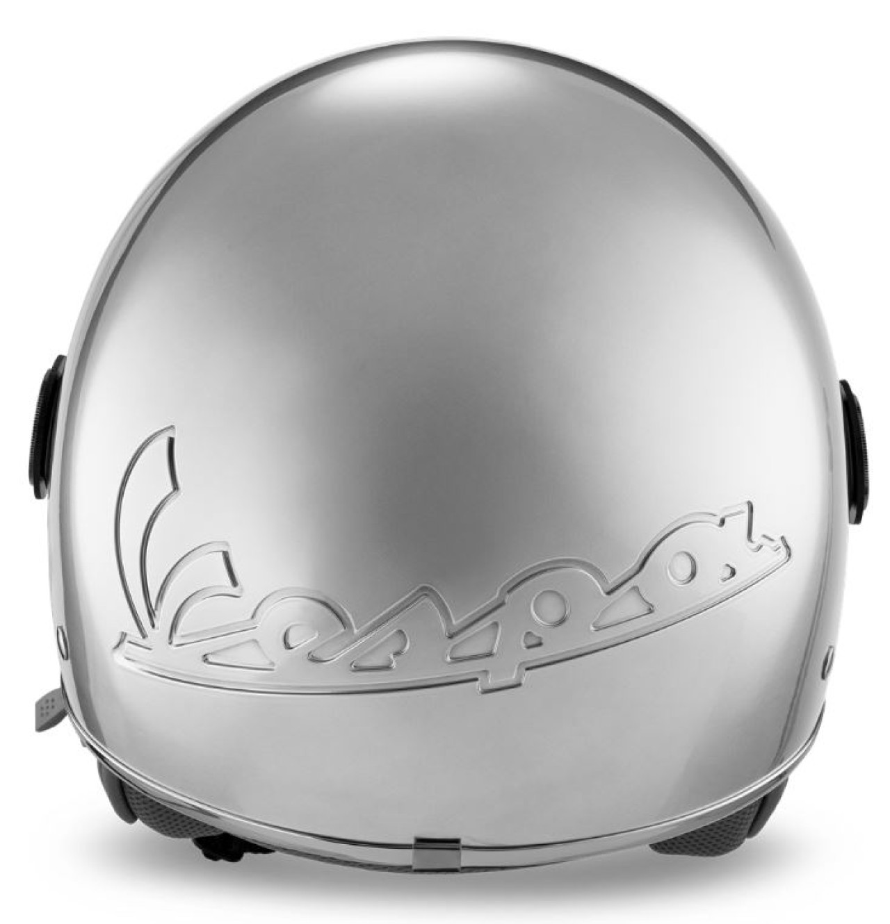Casque jet Vespa Visor 4.0 DEC Blade argent mat - S