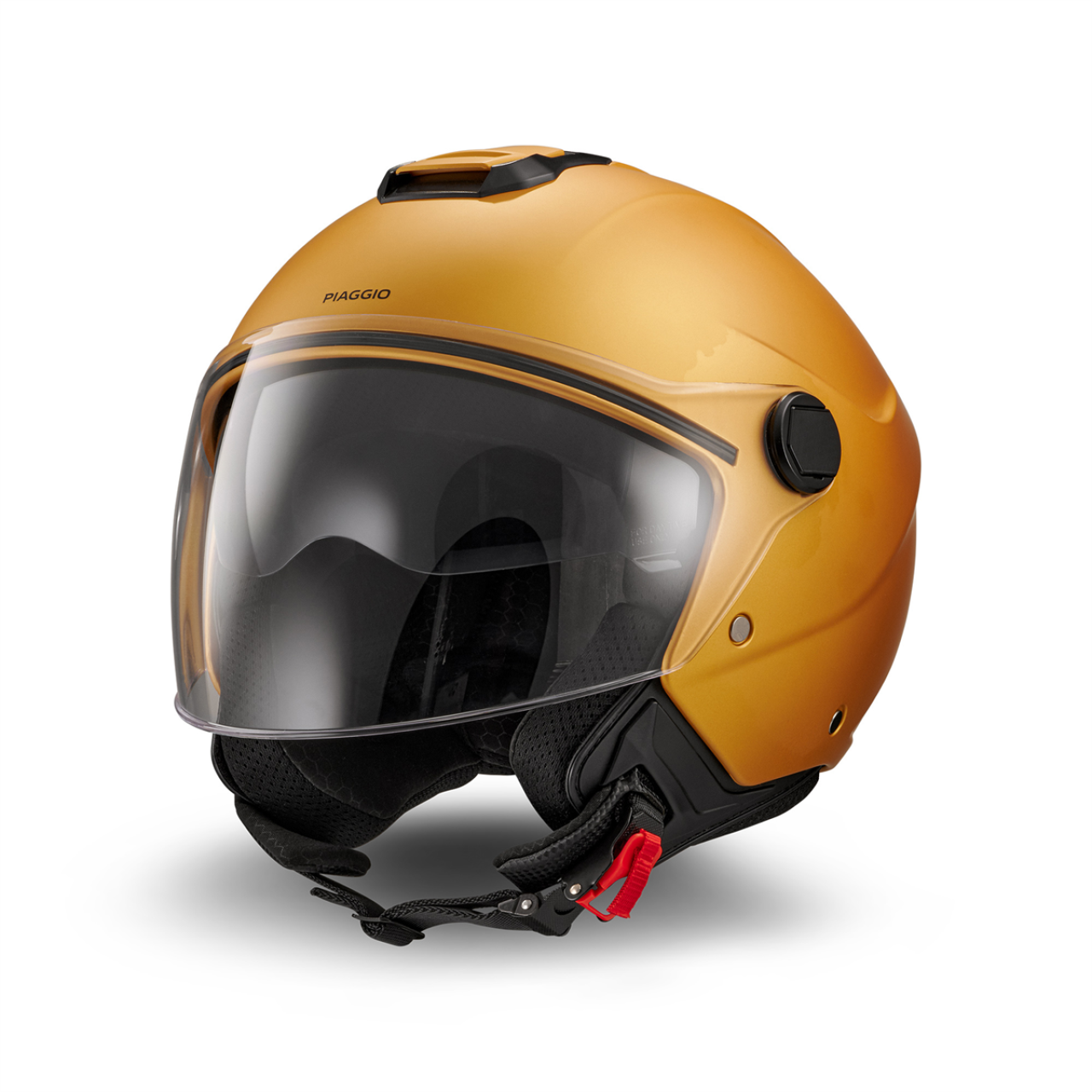 Casque jet Piaggio Demi Jet UL01 jaune mat