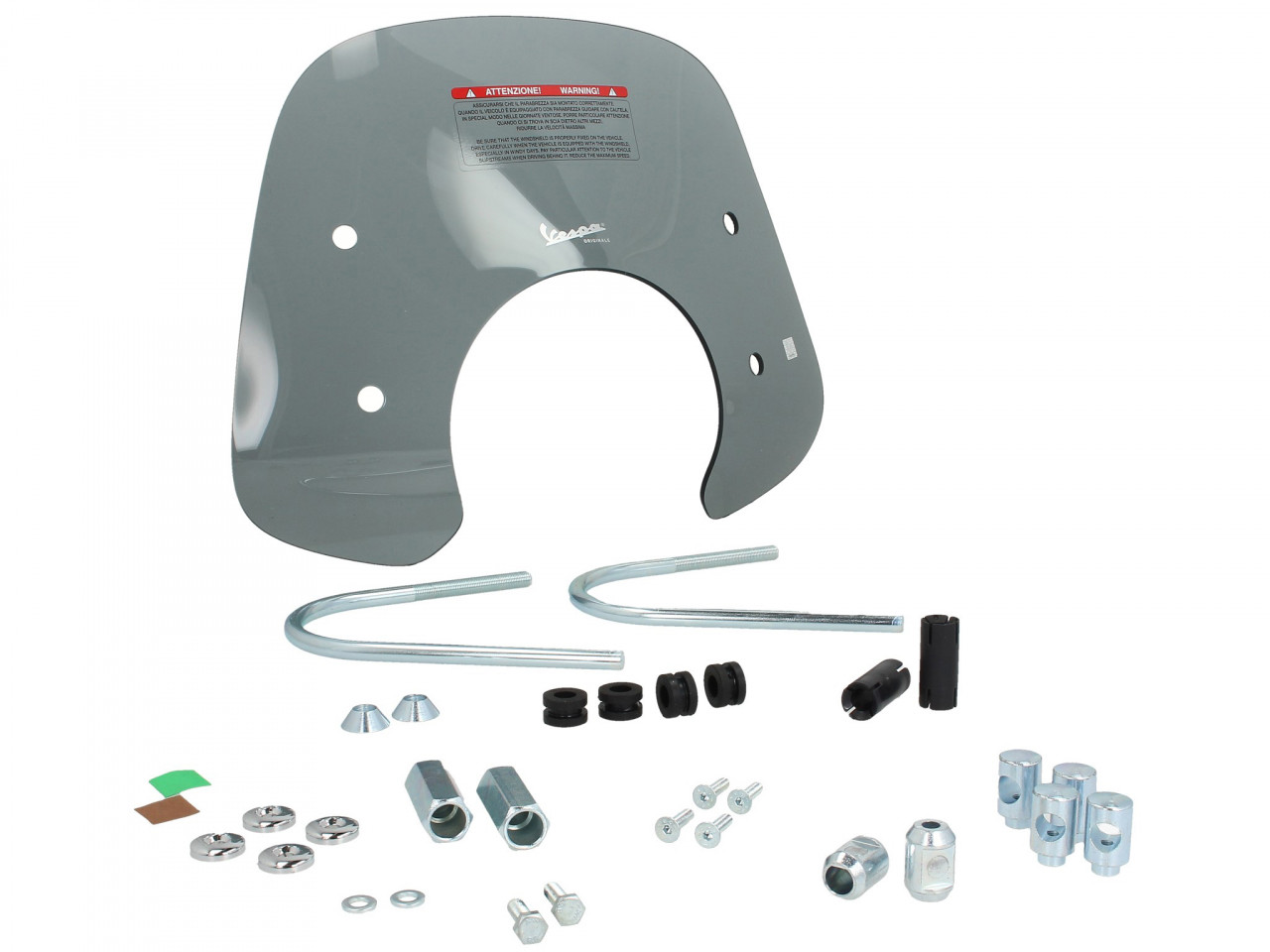 Pare-brise sport "Cruiser" teinté Vespa GTS / Super (HPE & SuperTech) d'origine Vespa