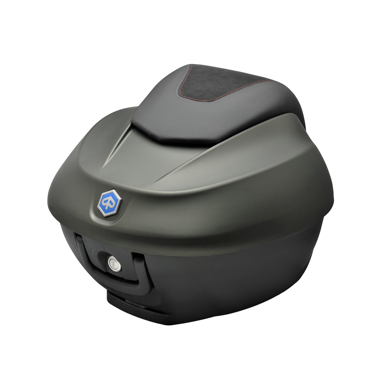 Top Case Kit 36 l. Vert Jungle XV7_verde army 333/A Original Piaggio pour Beverly HPE (incl. plaque de maintien