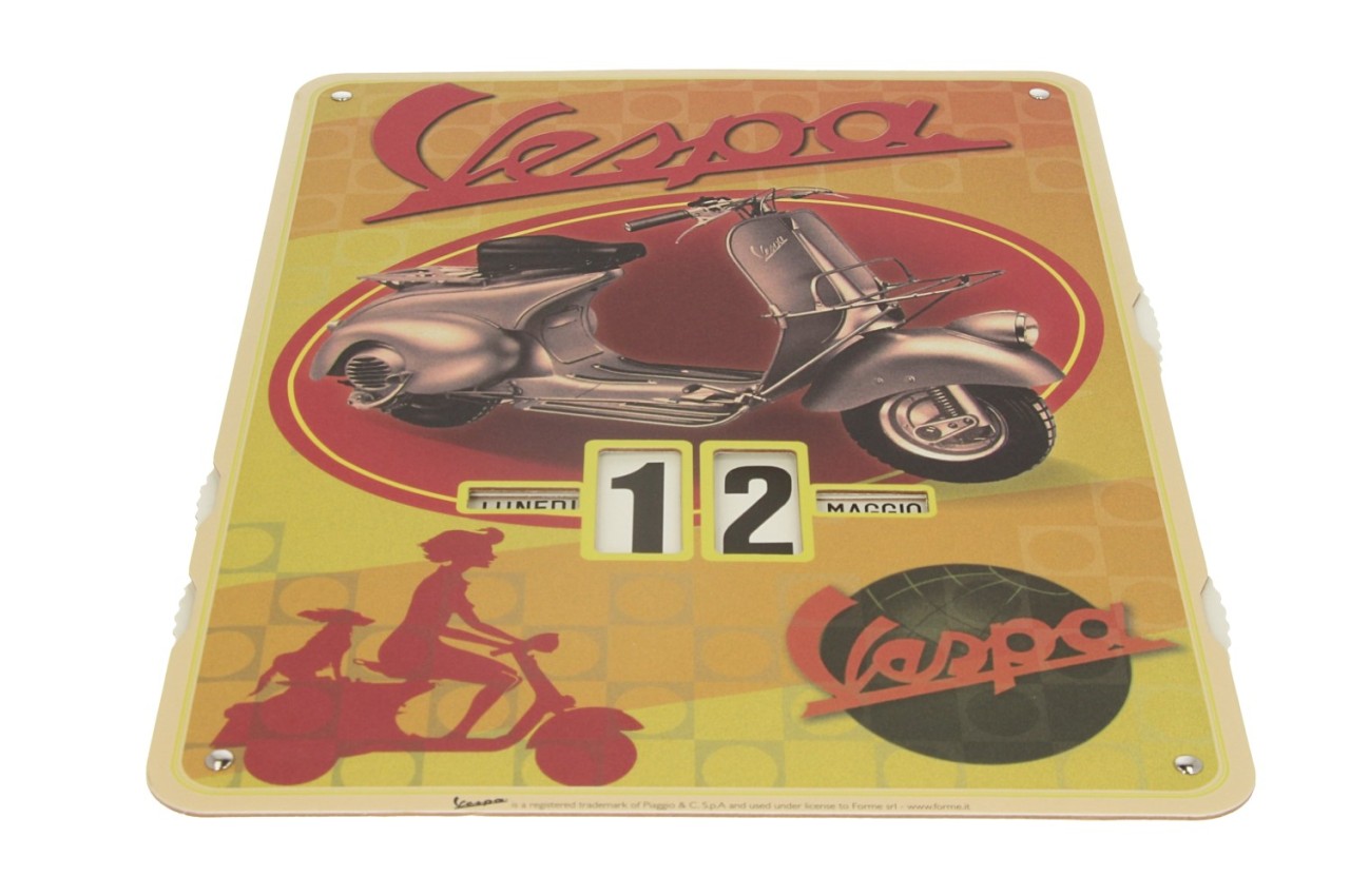 Calendrier sans fin Vespa