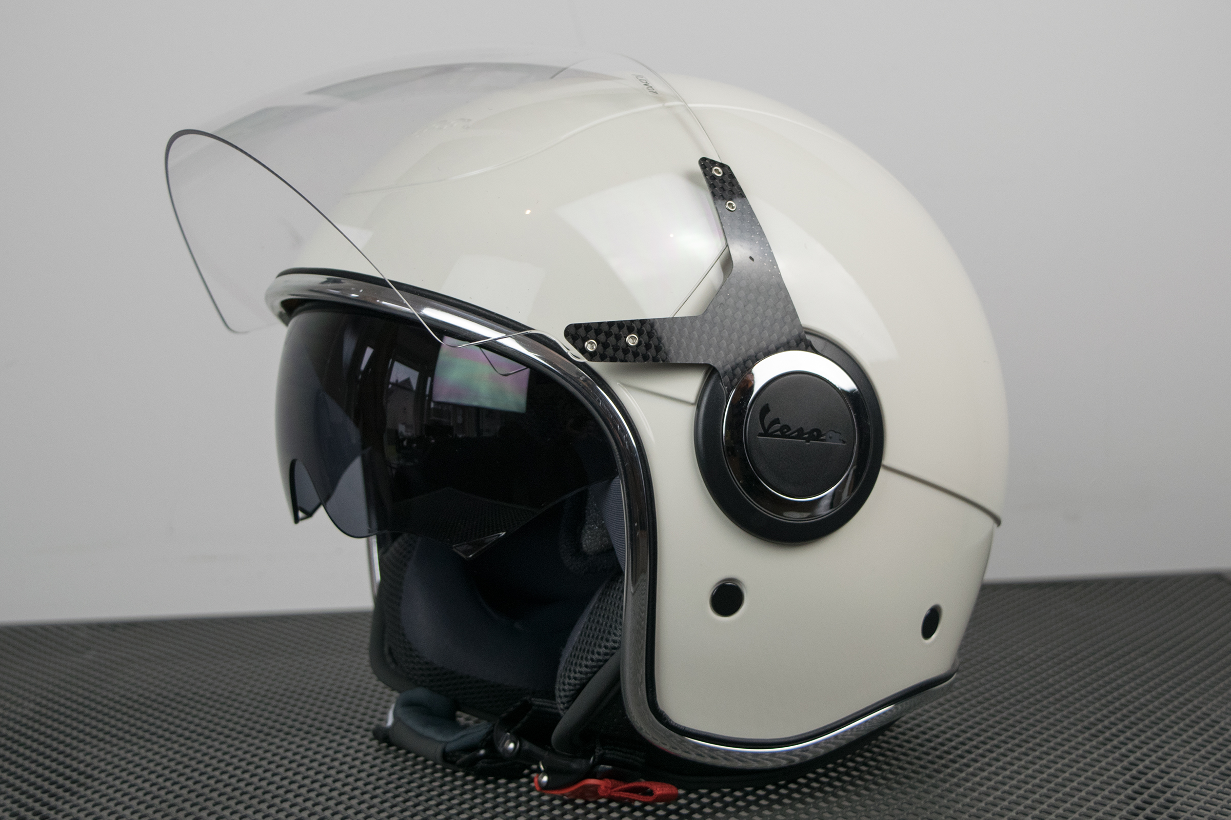 Casque jet Vespa VJ blanc