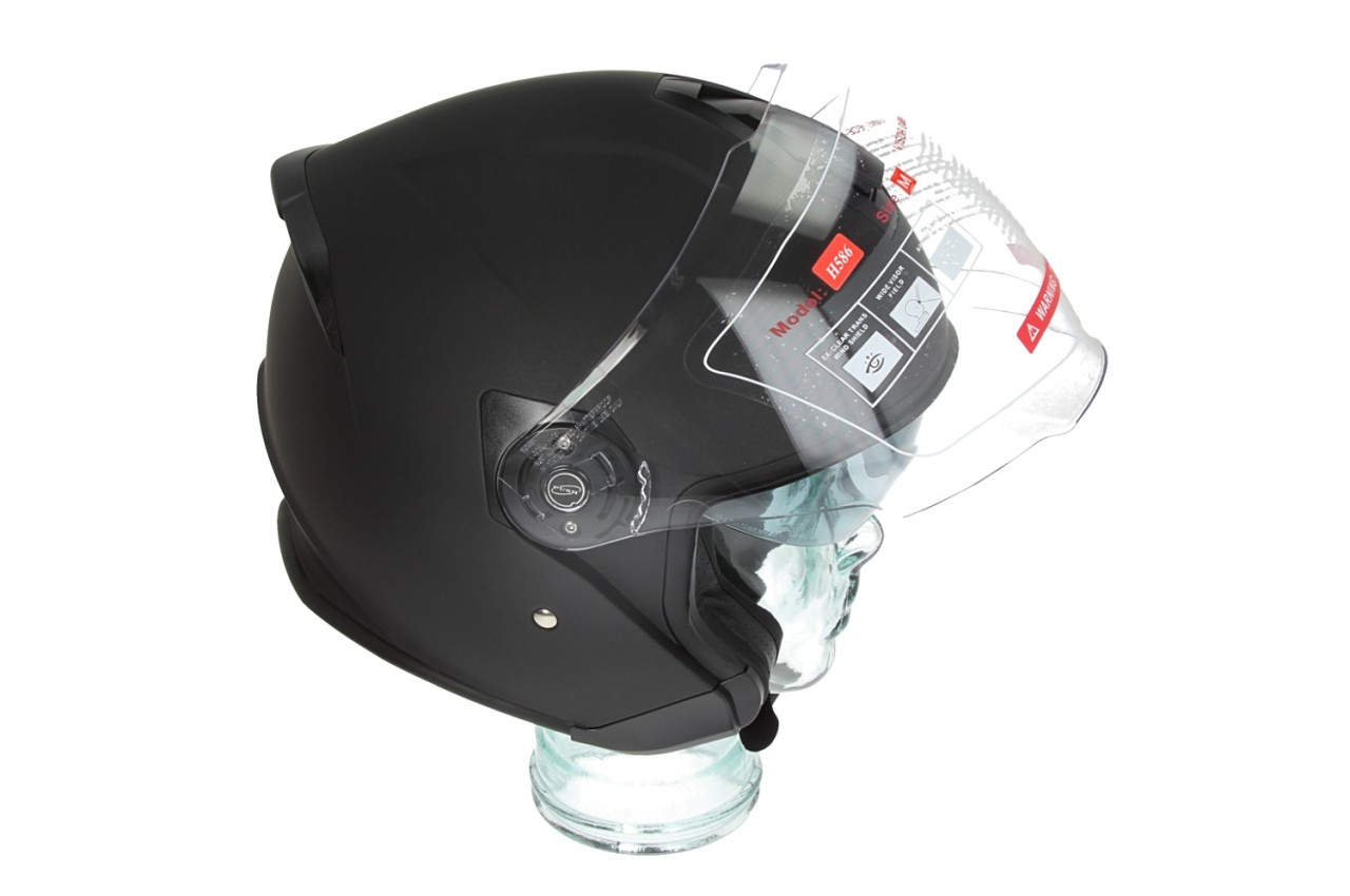 Casque Piaggio Full Jet PFJ noir mat