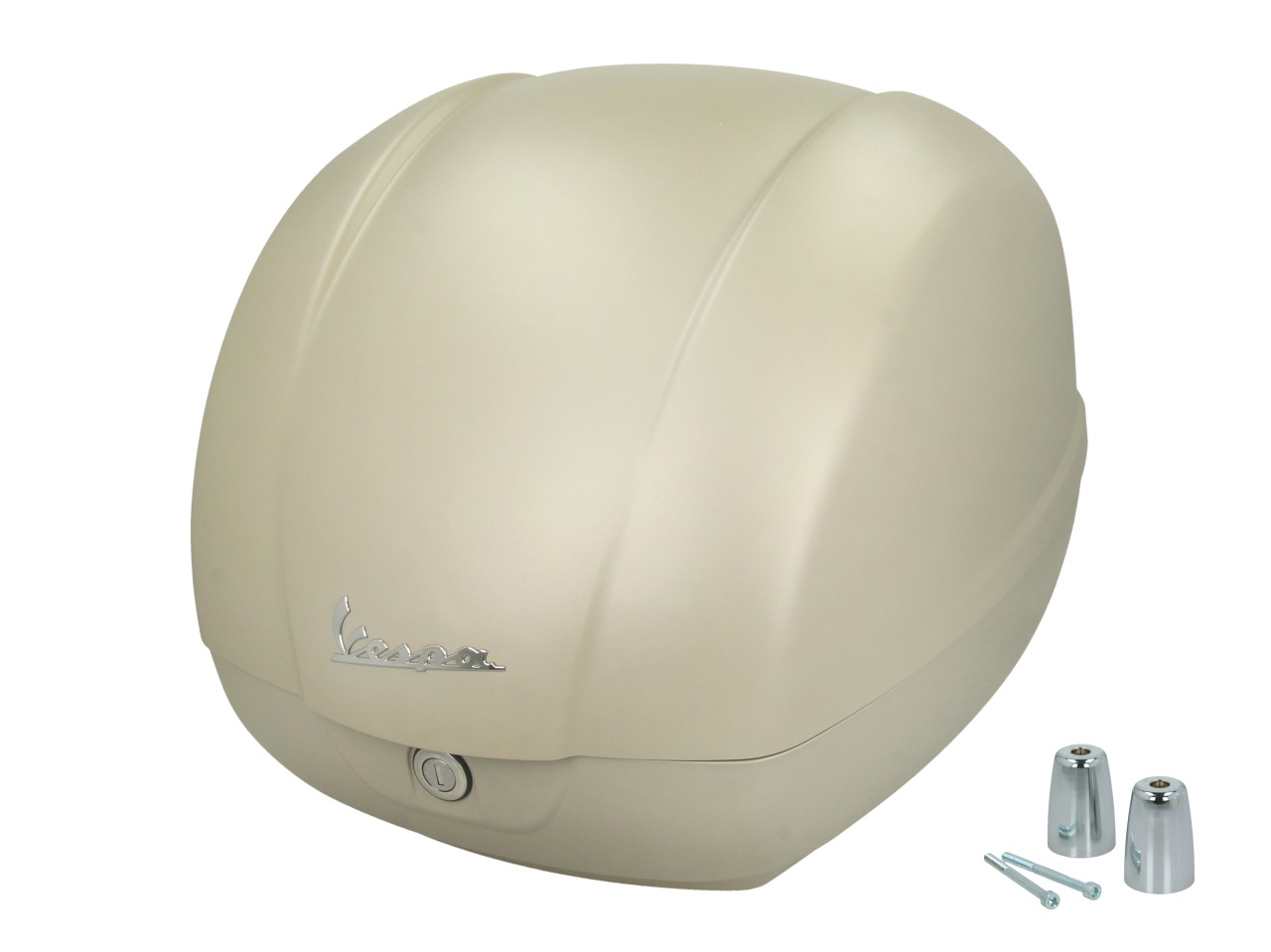 Top case d'origine 36 L beige mat Q03 pour Vespa GTS 125/310 et GTV 310