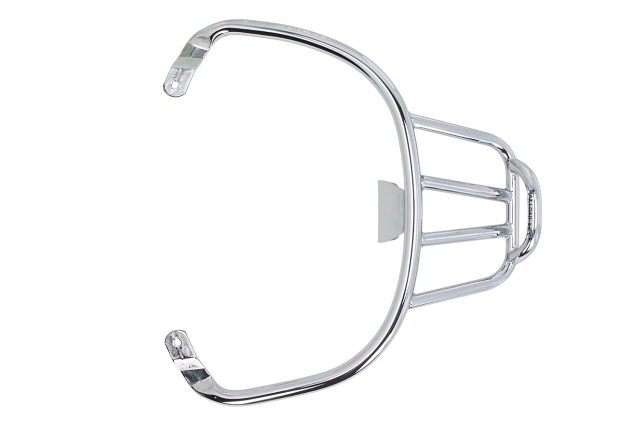 Porte-bagages sport chromé pour Vespa Primavera / Sprint (Euro 5 / 5+)
