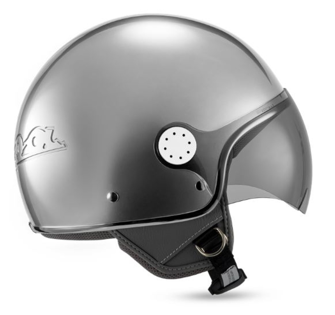 Casque jet Vespa Visor 4.0 DEC Blade argent mat - S
