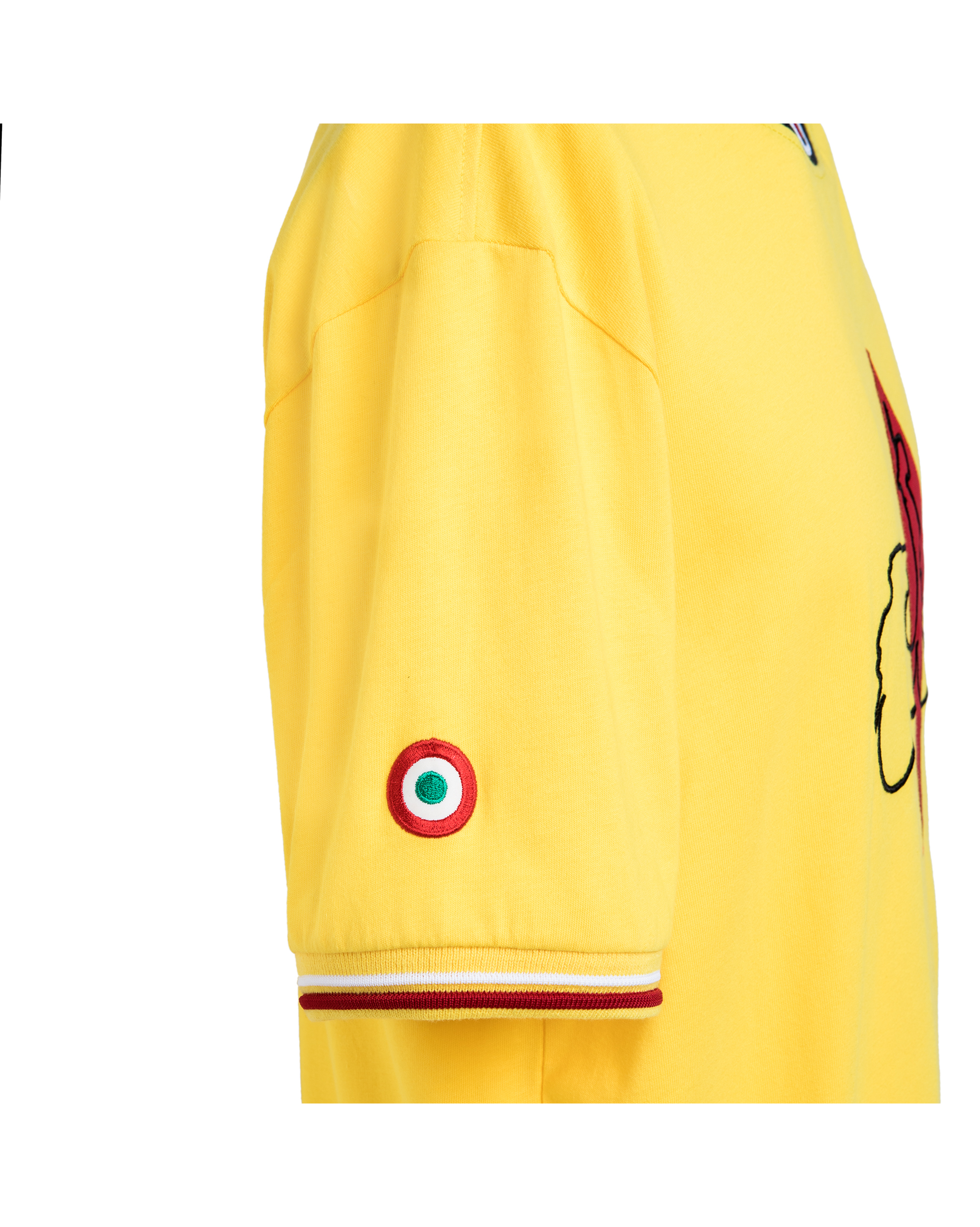 T-shirt Vespa moderniste homme jaune