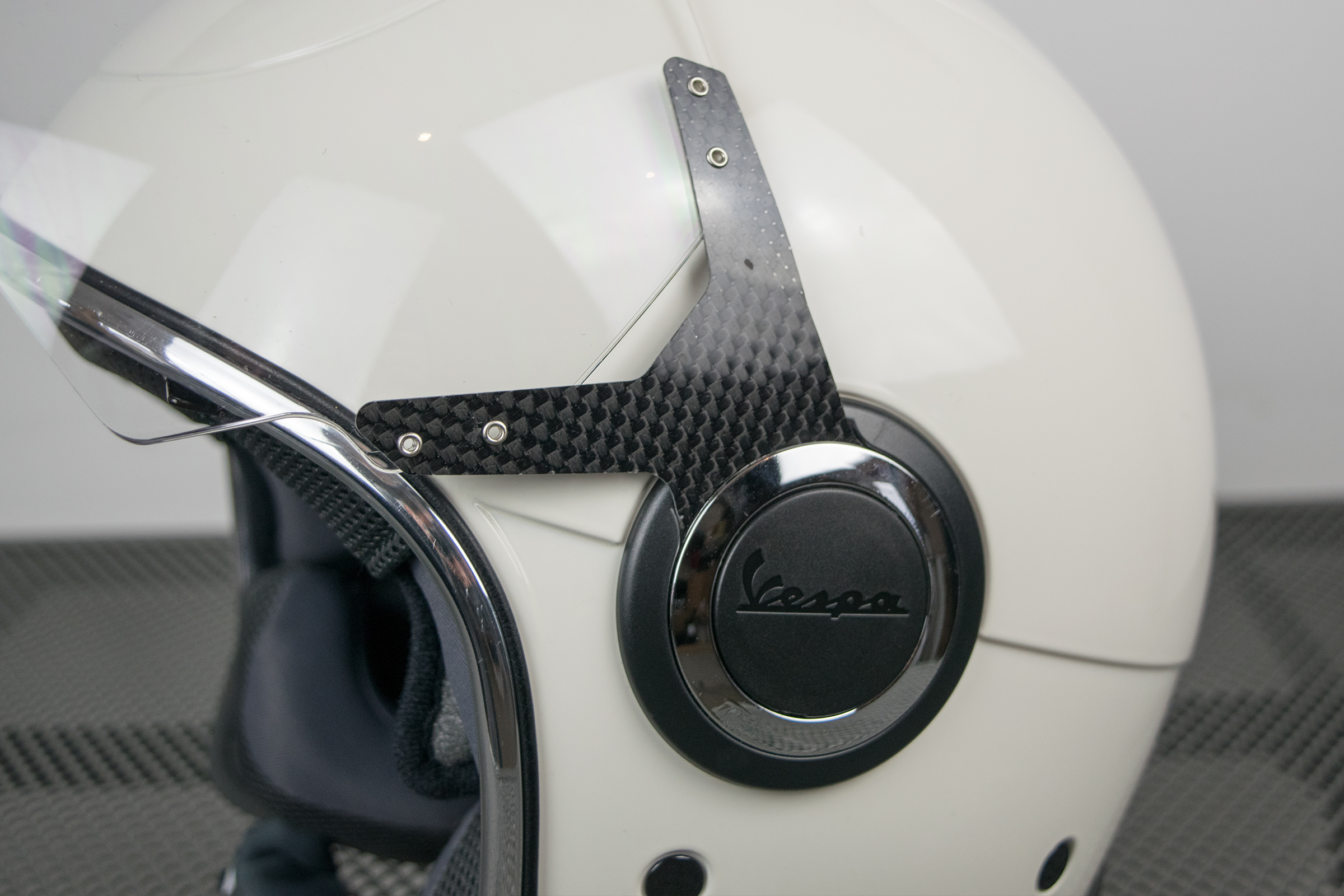 Casque jet Vespa VJ blanc