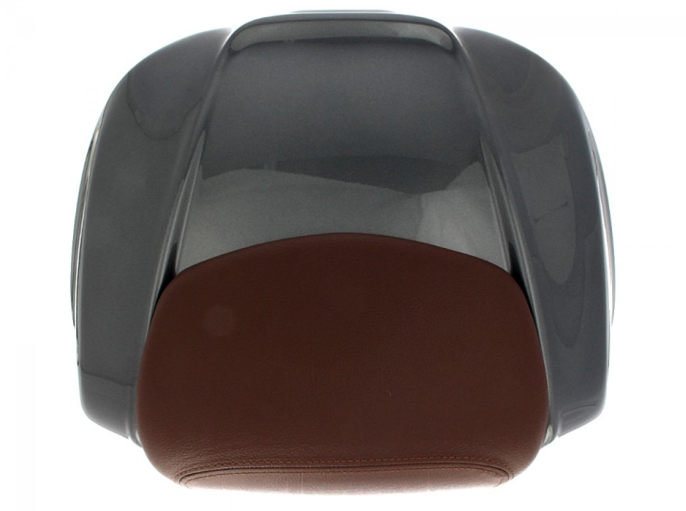 Top case 37 L avec dossier pour Piaggio Medley 125/150 (16-18) - gris 798/B
