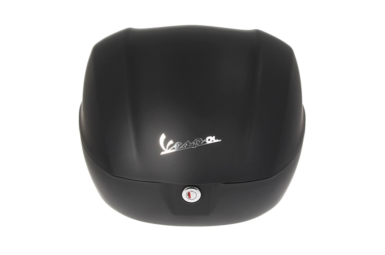 Kit top case 32 L noir mat, dossier rembourré noir, porte-bagages chromé pour Primavera/Sprint