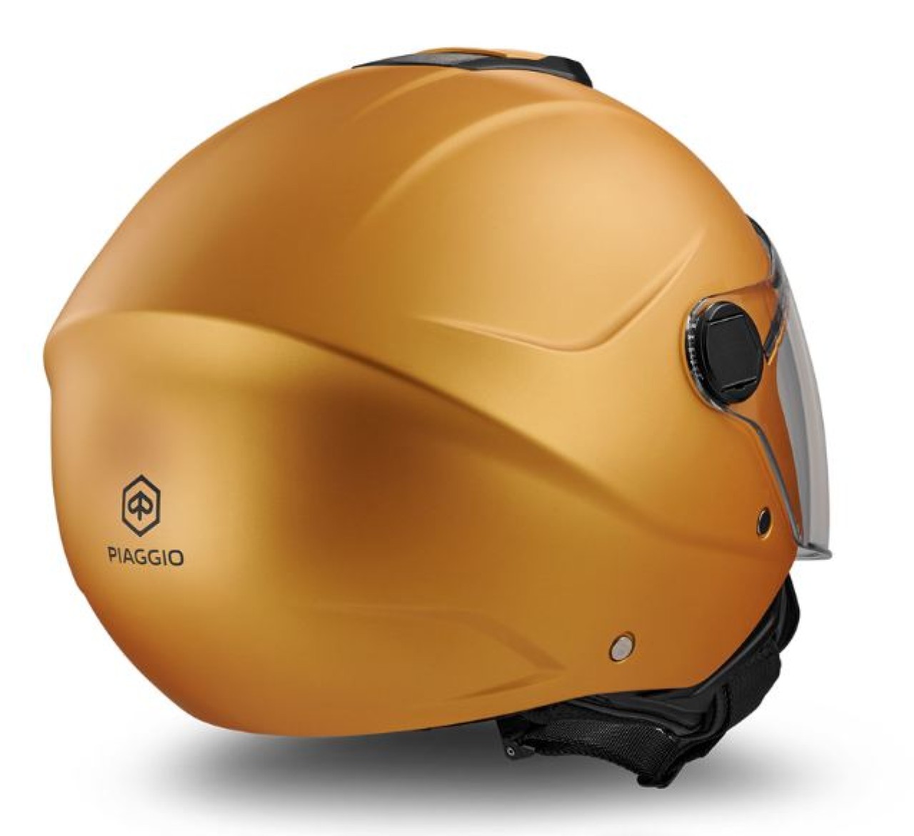 Casque jet Piaggio Demi Jet UL01 jaune mat