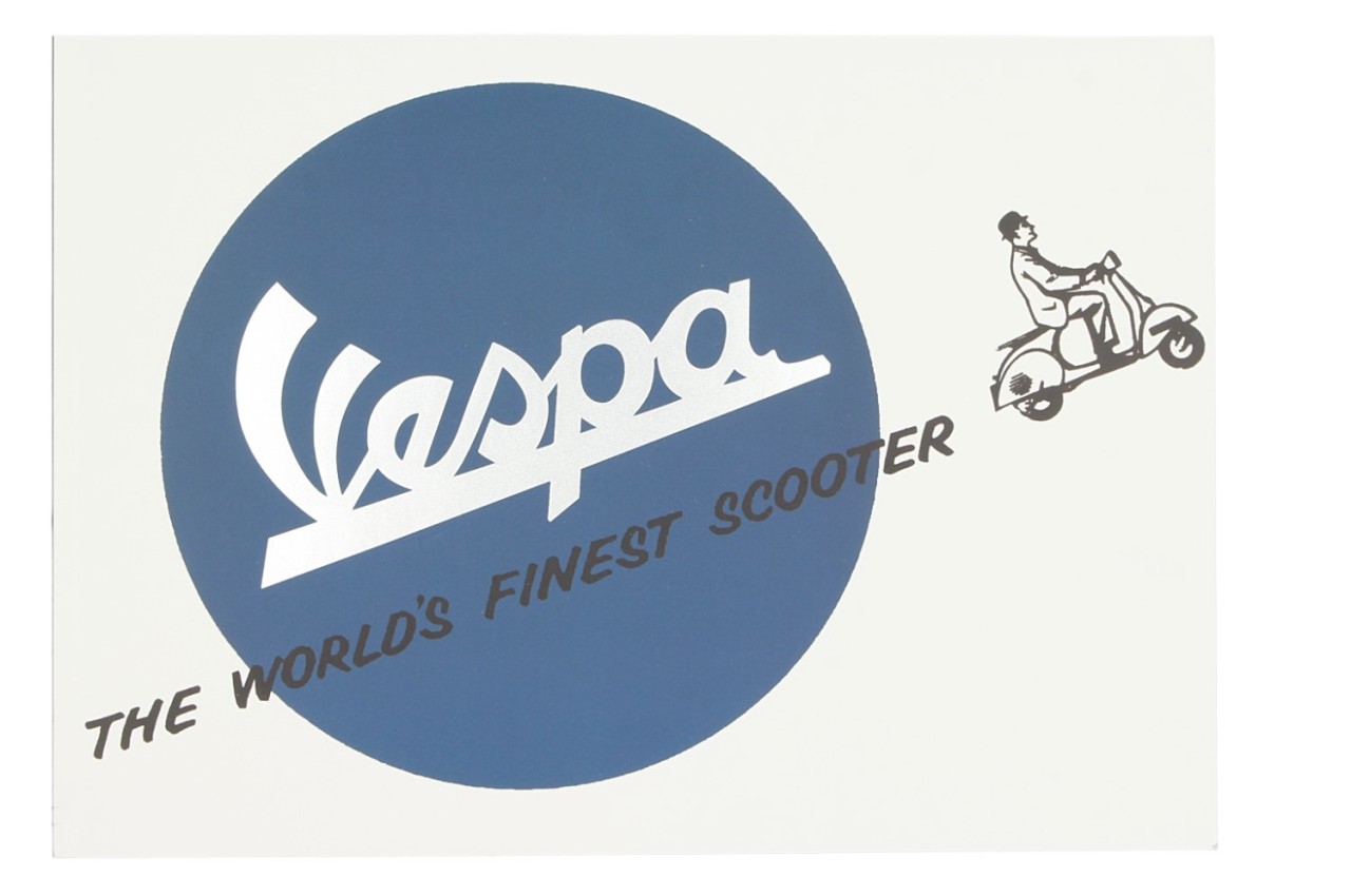 Bloc-notes Vespa DIN A4, logo Vespa