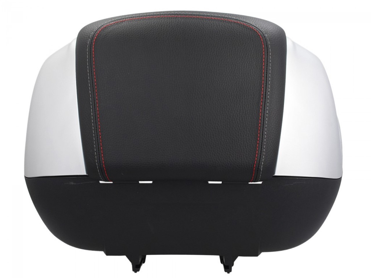 Top case 37 L avec dossier pour Piaggio Beverly Sport 300/350 (16-20) - gris mat 760/B