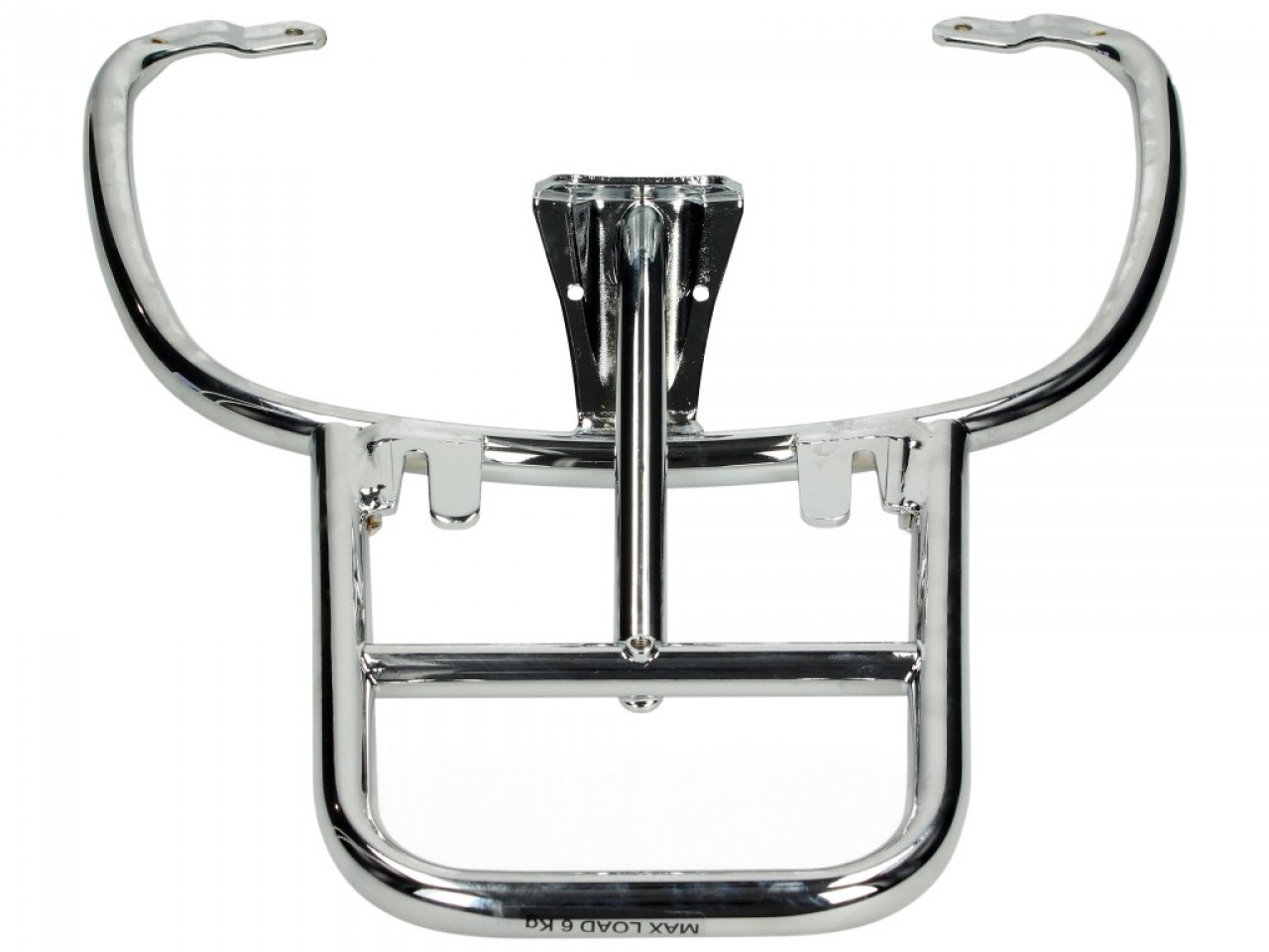 Porte-bagages arrière chromé pour Vespa Primavera / Sprint / Elettrica