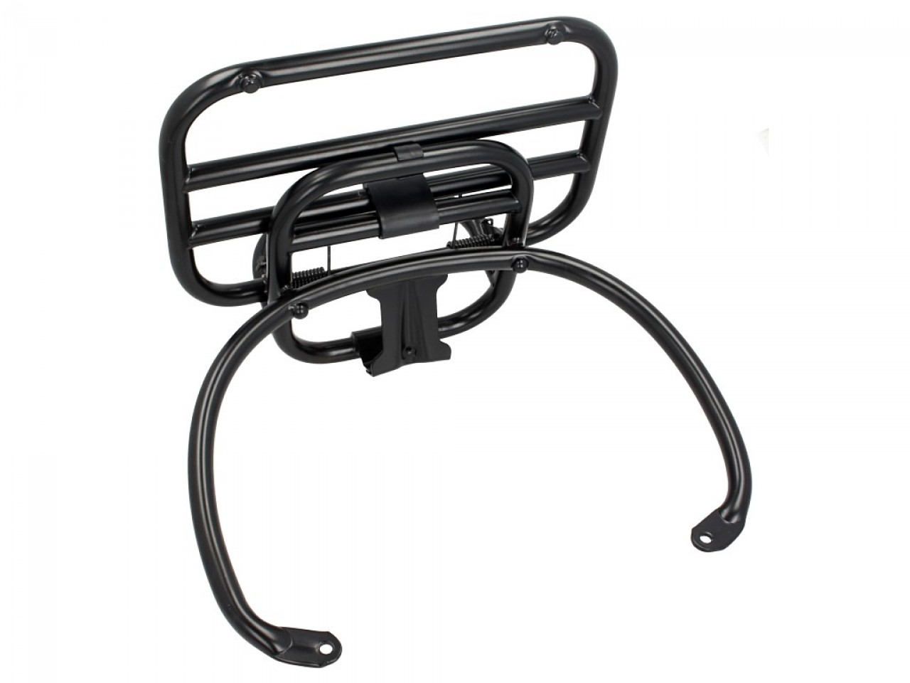 Porte-bagages arrière original rabattable noir pour Vespa GTS/GTV