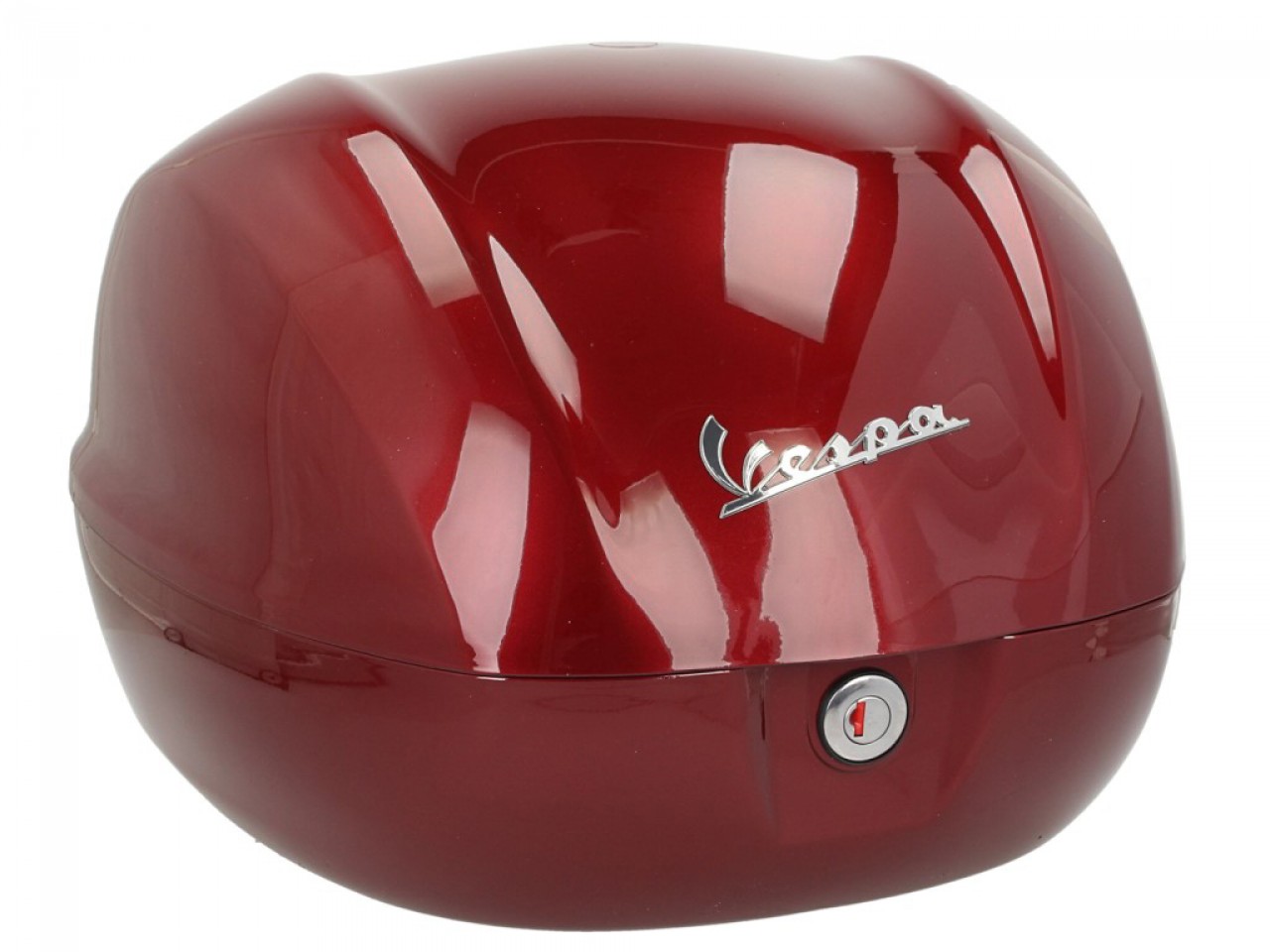 Top case Vespa 32 L rouge brillant 880/A sans dossier