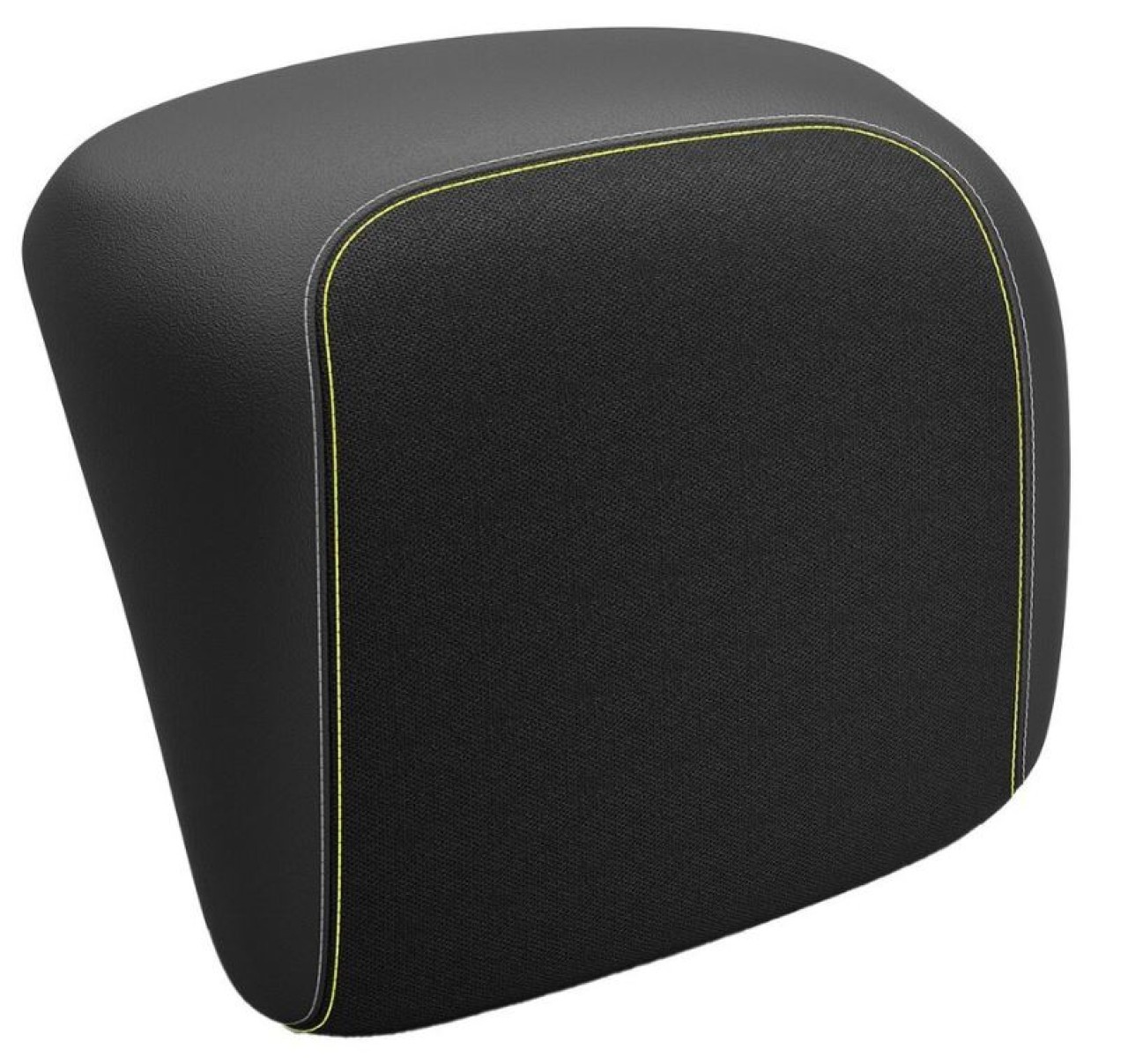 Dossier original pour top case Vespa GTS/GTV - noir, couture jaune