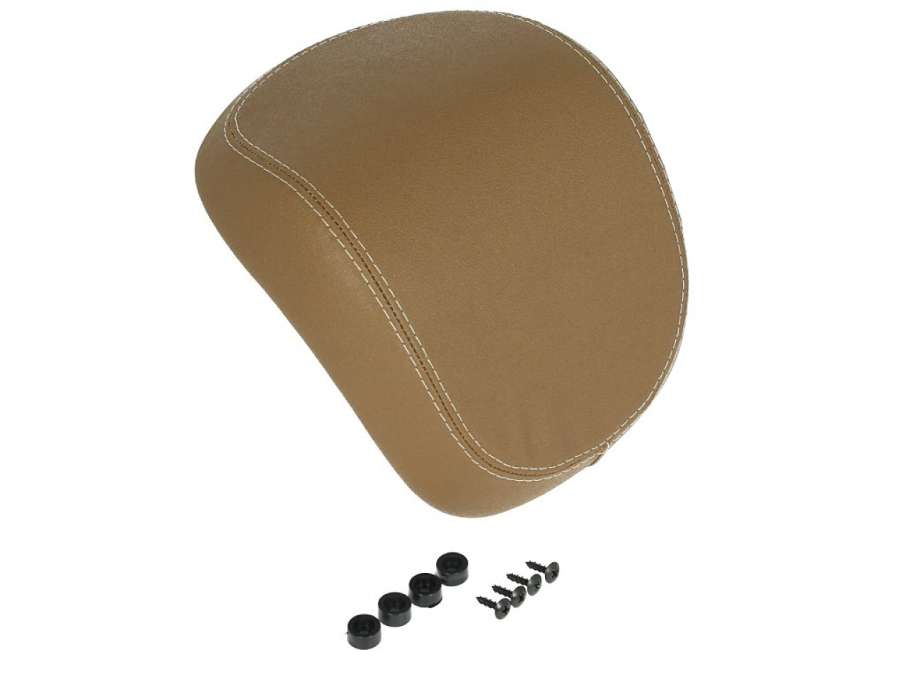 Kit top case 32L rouge dragon (894), coussin dorsal beige pour Vespa Sprint / Primavera