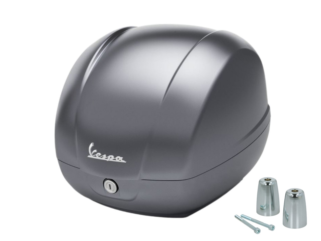 Top case d'origine 36 L gris mat 707/C pour Vespa GTS 125/310 et GTV 310