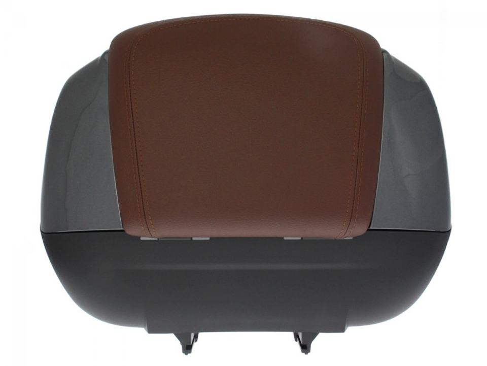 Top case 37 L avec dossier pour Piaggio Medley 125/150 (16-18) - gris 798/B