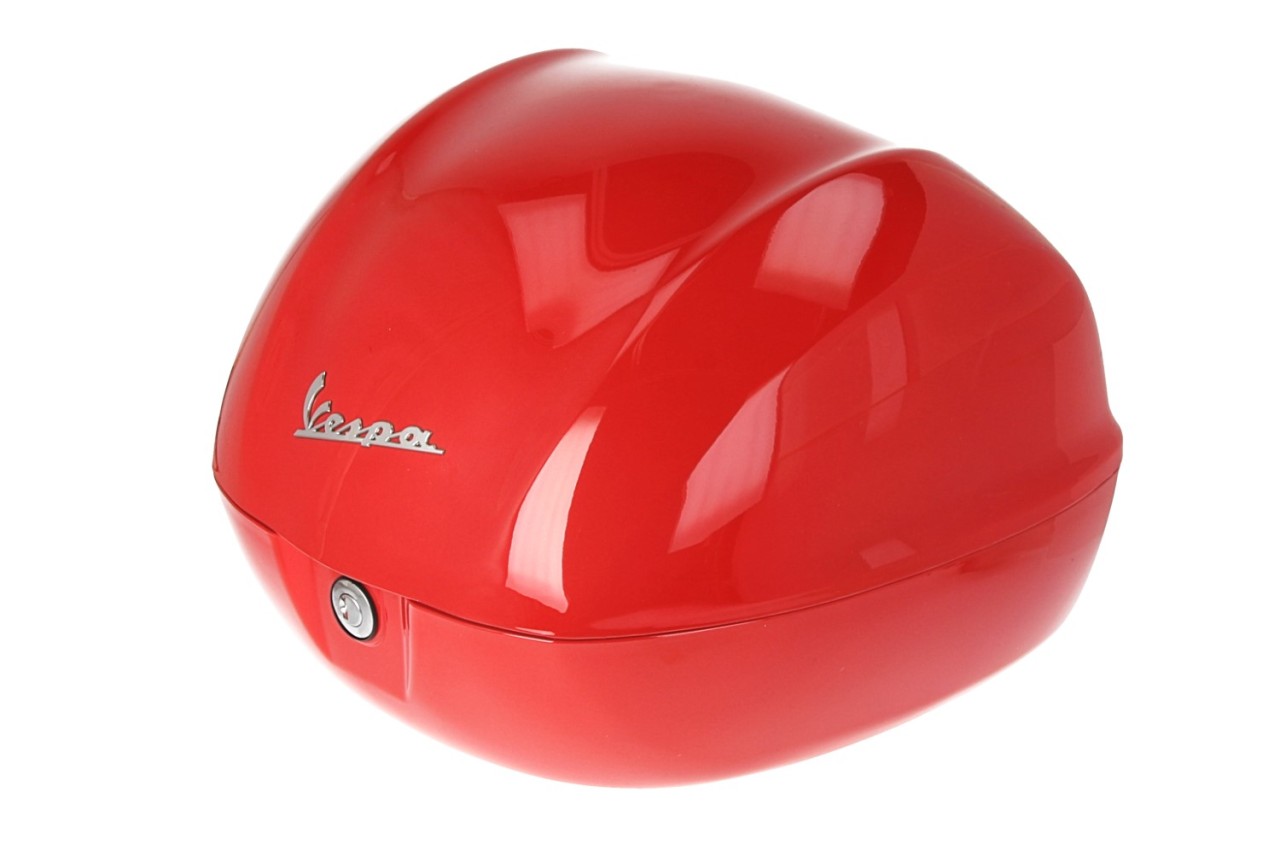 Top case Vespa 32 L rouge brillant 894 sans dossier