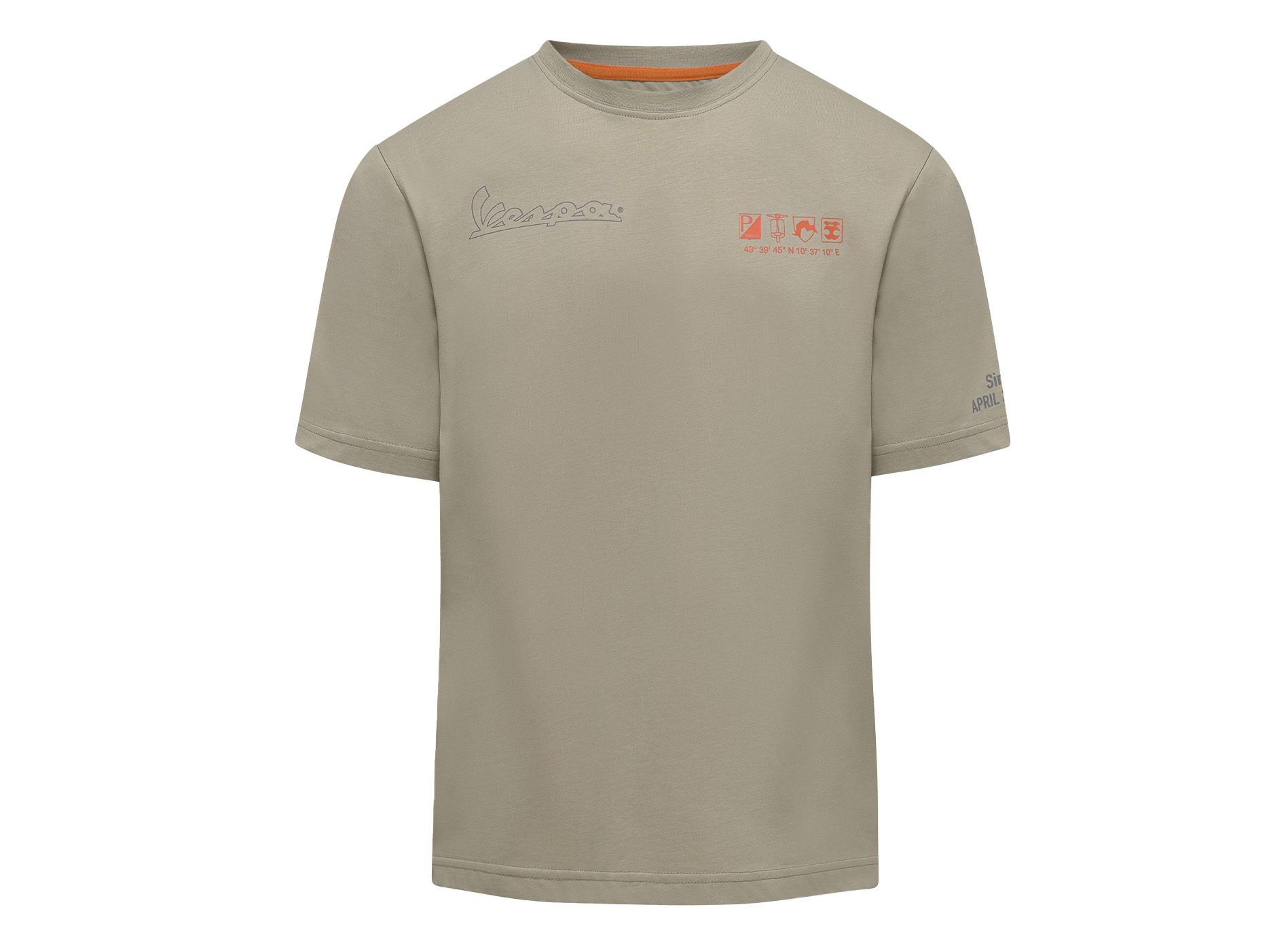 T-shirt Vespa Nomad beige collection DEC