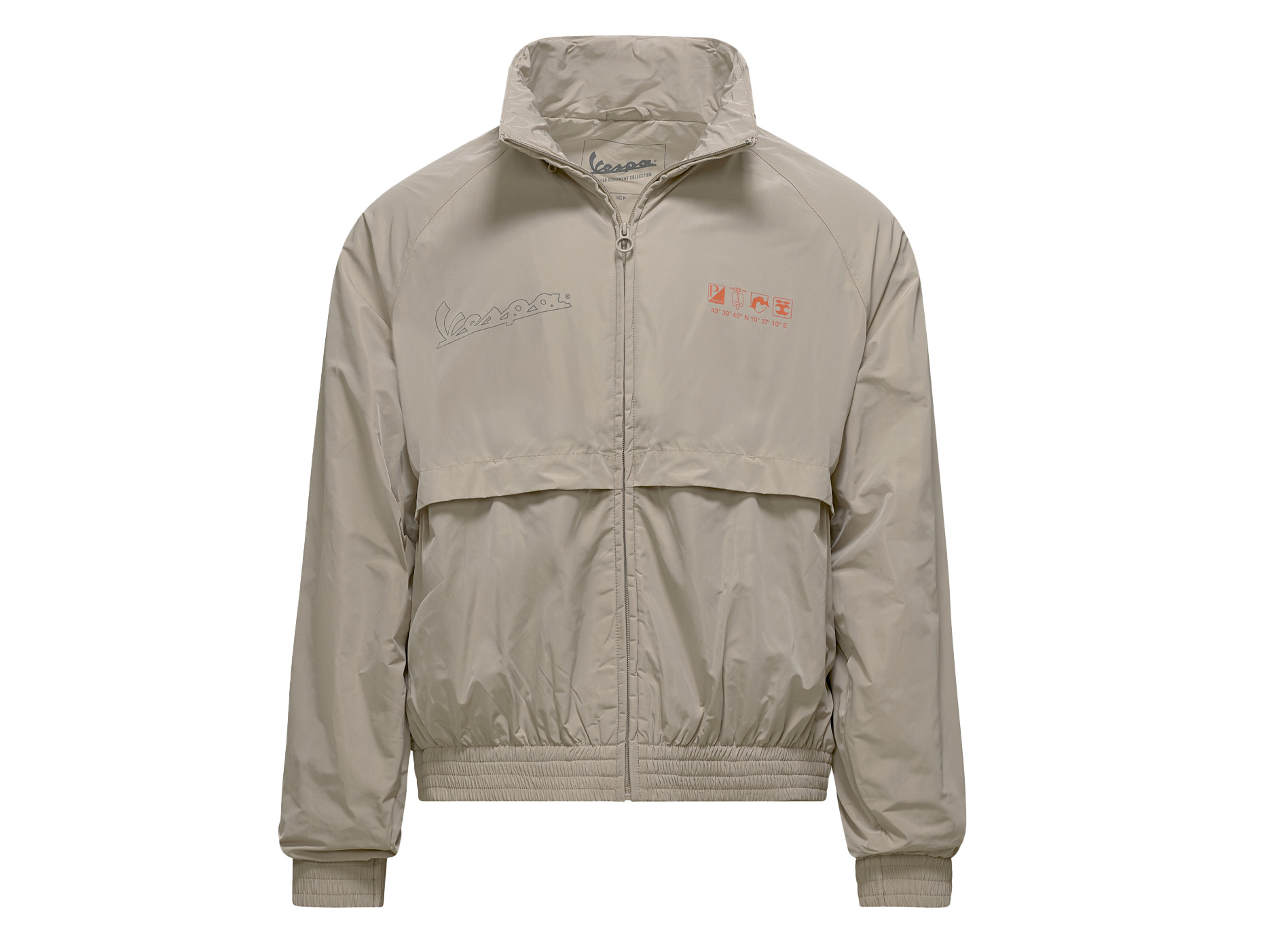 Veste coupe-vent Vespa Nomad beige collection DEC