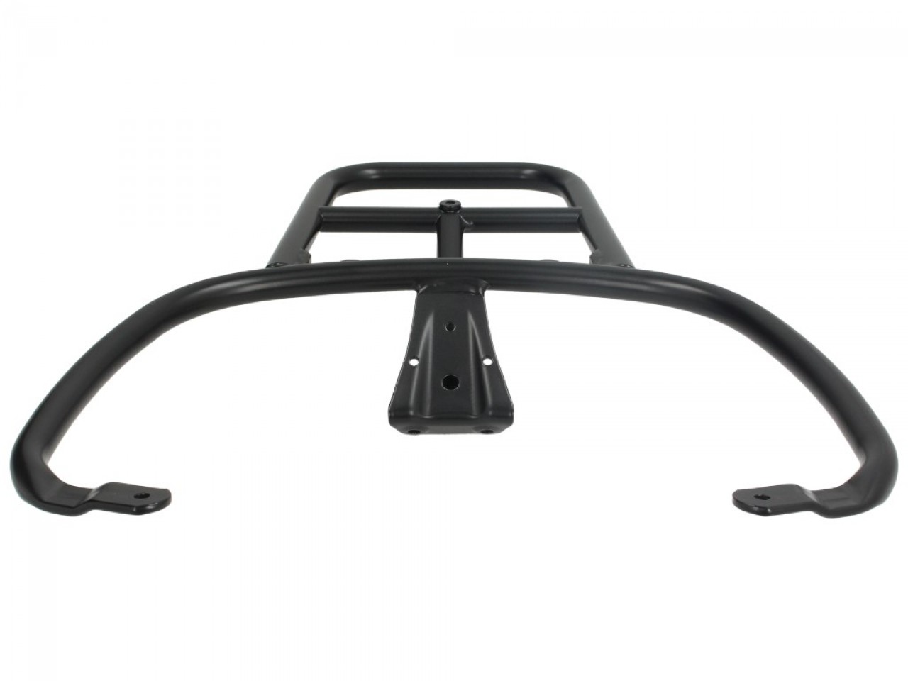 Porte-bagages arrière noir mat pour Vespa Primavera / Sprint / Elettrica