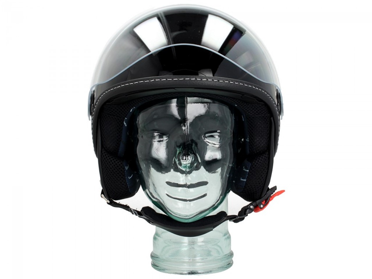 Vespa casque jet visor 3.0 noir taille XS