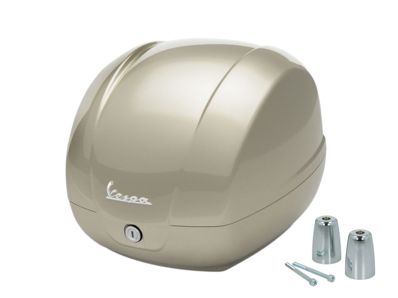 Top case d'origine 36 L beige Q01 pour Vespa GTS 125/310 et GTV 310