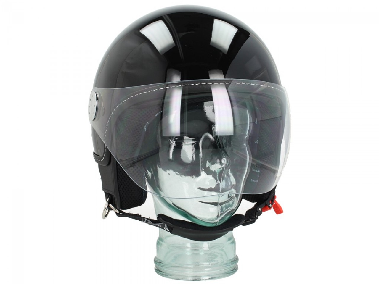 Vespa casque jet visor 3.0 noir taille XS