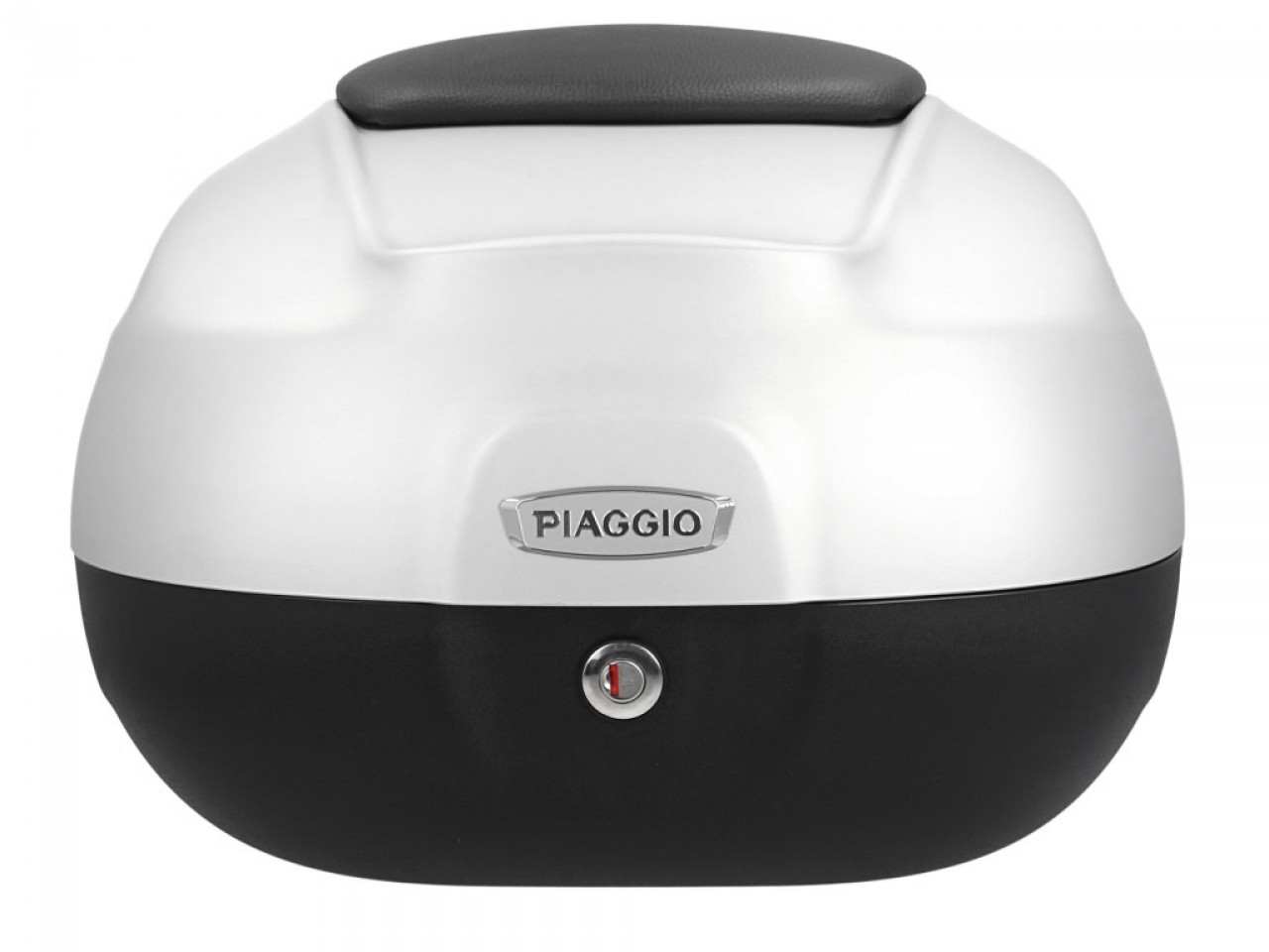 Top case 37 L avec dossier pour Piaggio Beverly Sport 300/350 (16-20) - gris mat 760/B