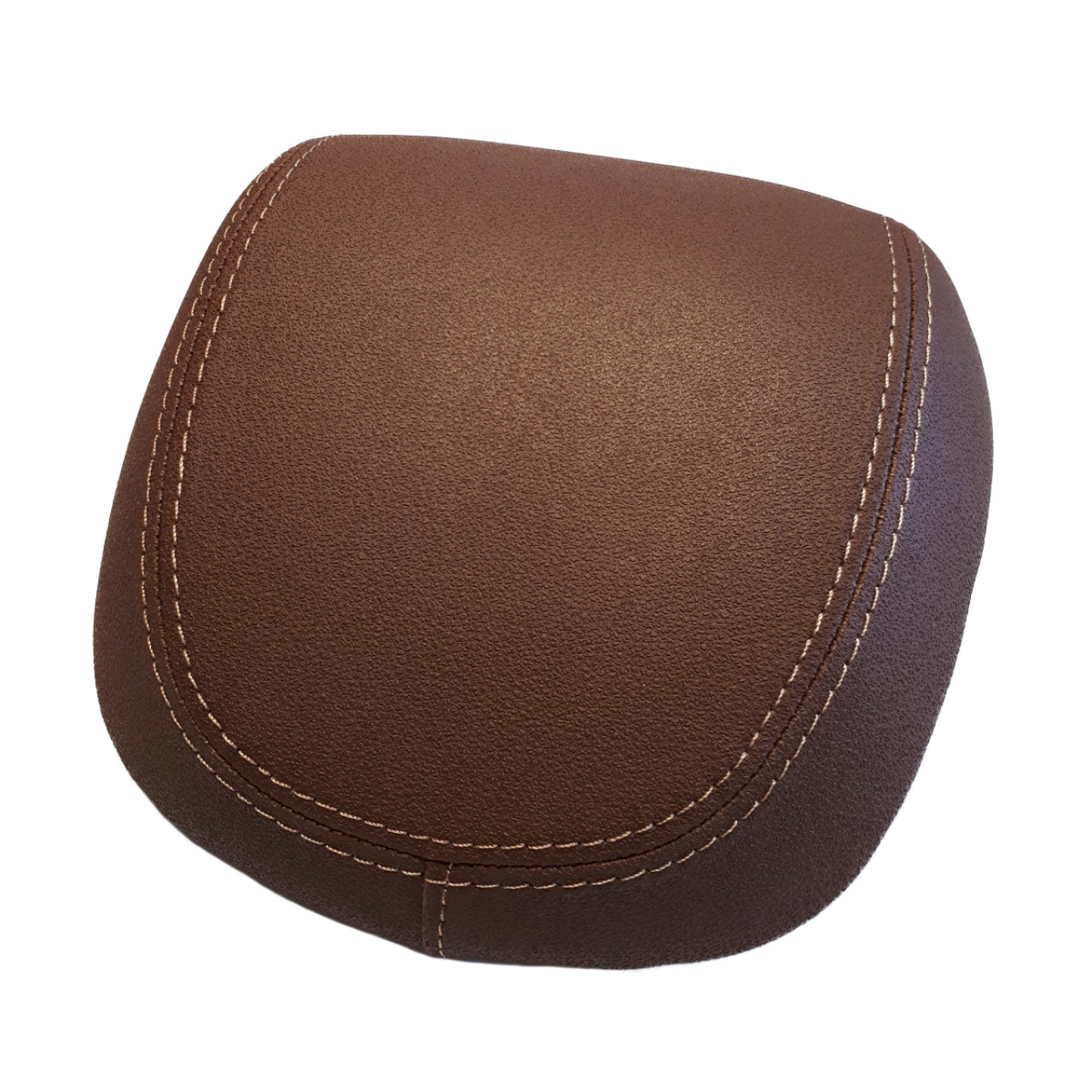 Kit top case 32L gris métallisé lucido, coussin dorsal marron foncé, porte-bagages chromé pour Primavera