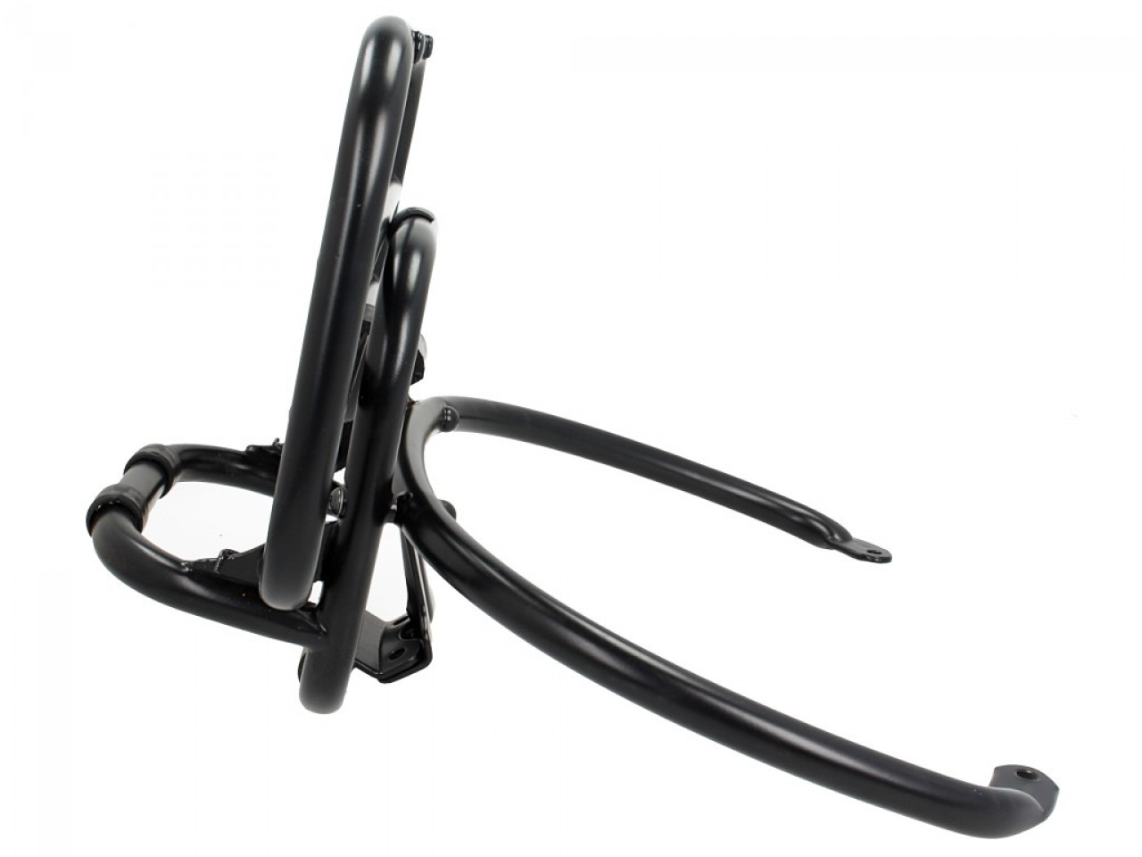Porte-bagages arrière original rabattable noir pour Vespa GTS/GTV