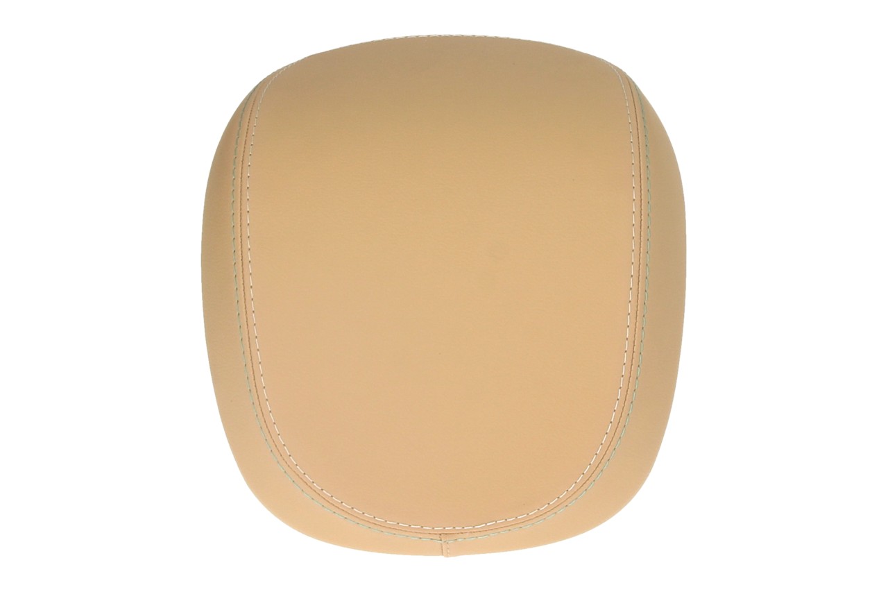 Kit top case 32L latte menta (350/A), coussin dorsal beige, porte-bagages chromé pour Primavera