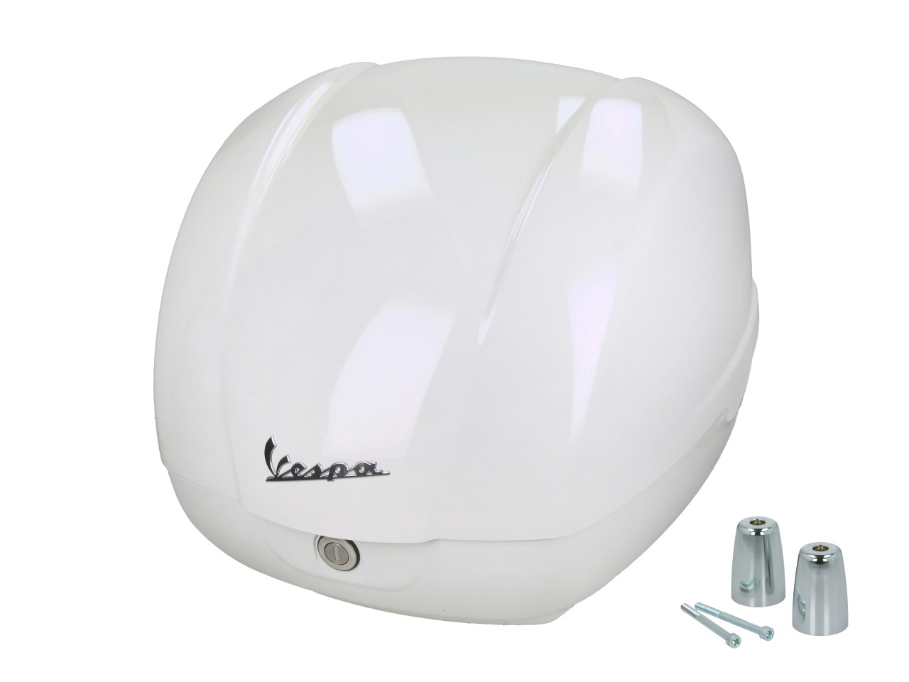 Top case d'origine 36 L blanc B04 pour Vespa GTS 125/310 et GTV 310