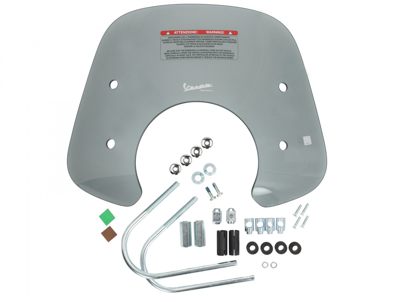 Pare-brise sport "Cruiser" teinté Vespa GTS / Super (HPE & SuperTech) d'origine Vespa