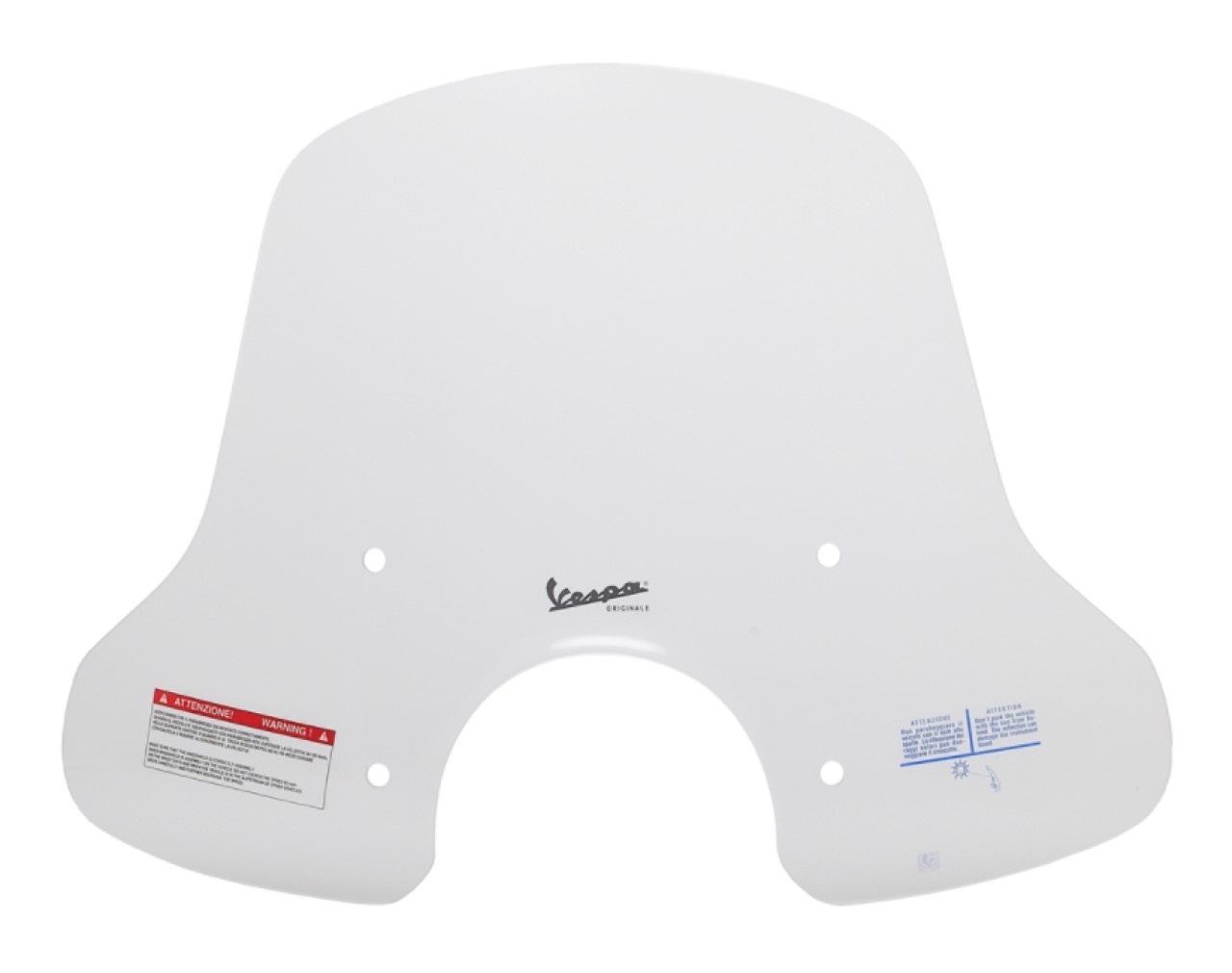 Pare-brise moyen avec support Vespa GTS / Super (HPE & SuperTech) original Vespa