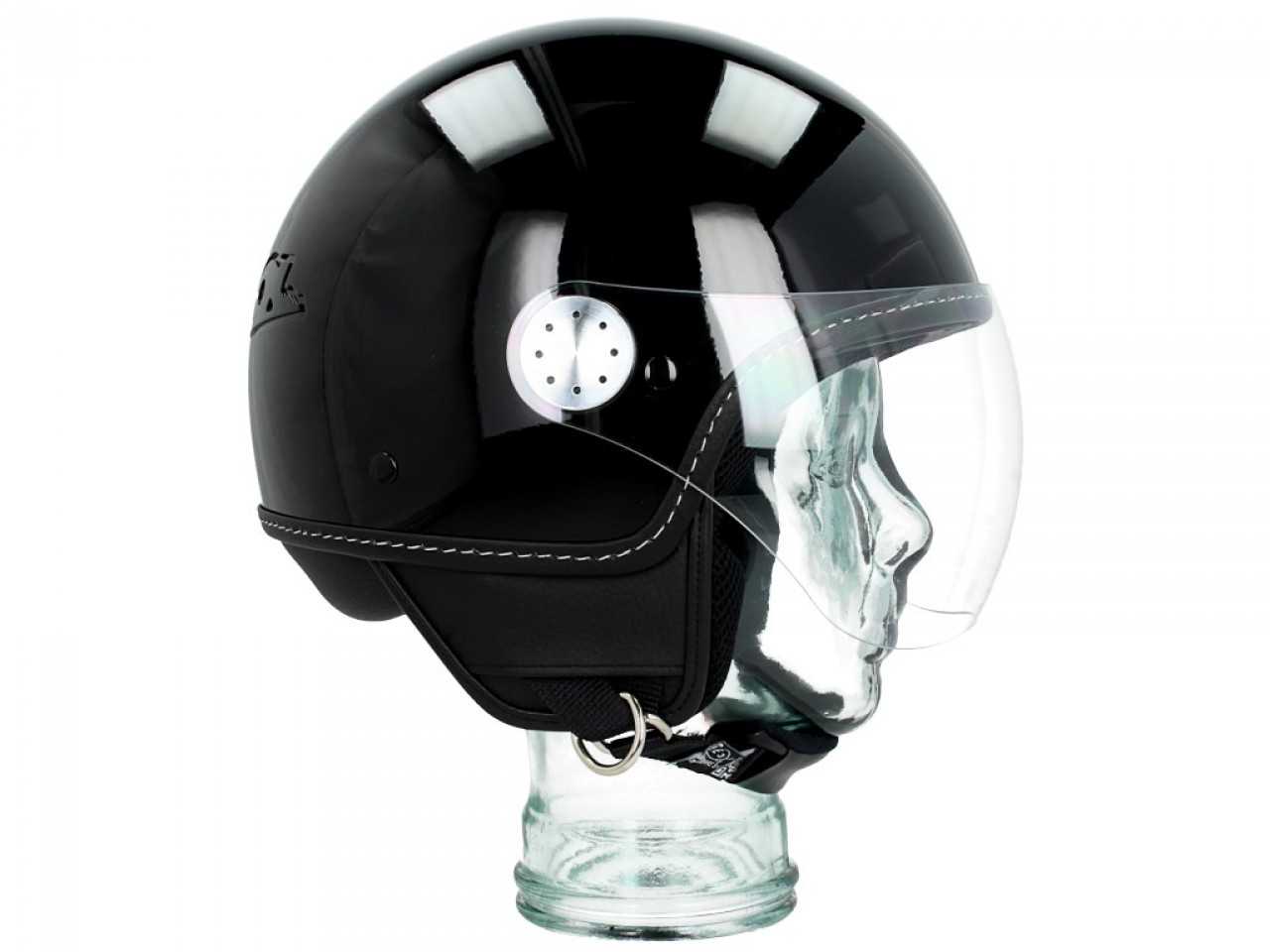 Vespa casque jet visor 3.0 noir taille XS