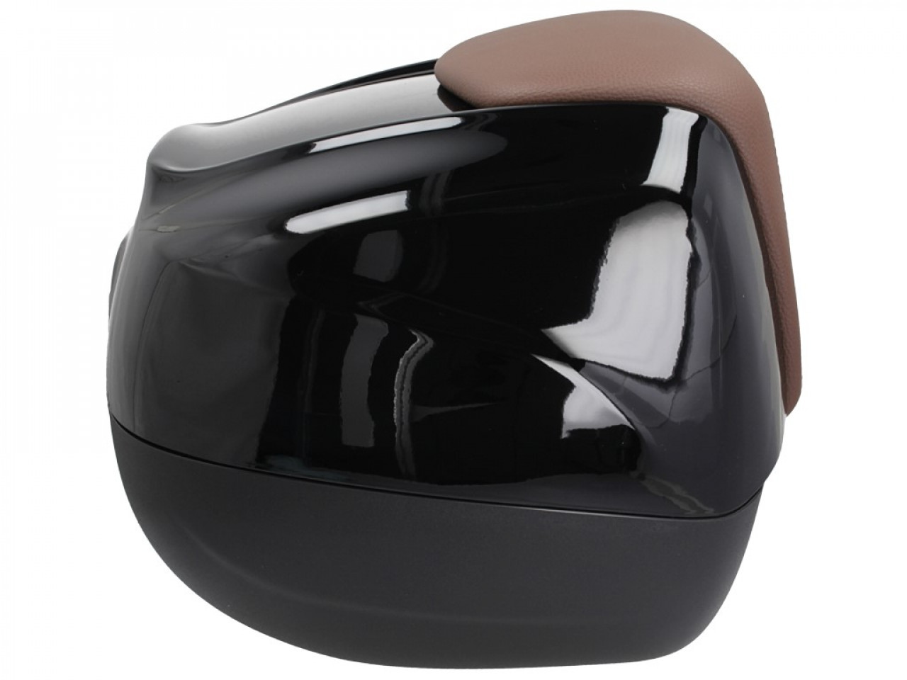 Top case 37 L avec dossier pour Piaggio Beverly 300/350 (18-20) - noir 90/B