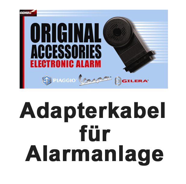 Câble adaptateur système d'alarme E-Power Vespa GT / GTS / Super