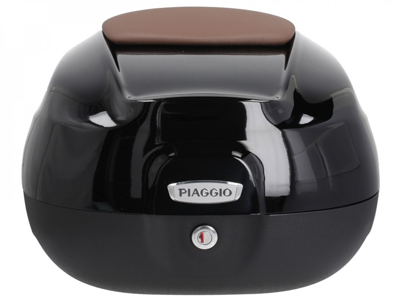 Top case 37 L avec dossier pour Piaggio Beverly 300/350 (18-20) - noir 90/B