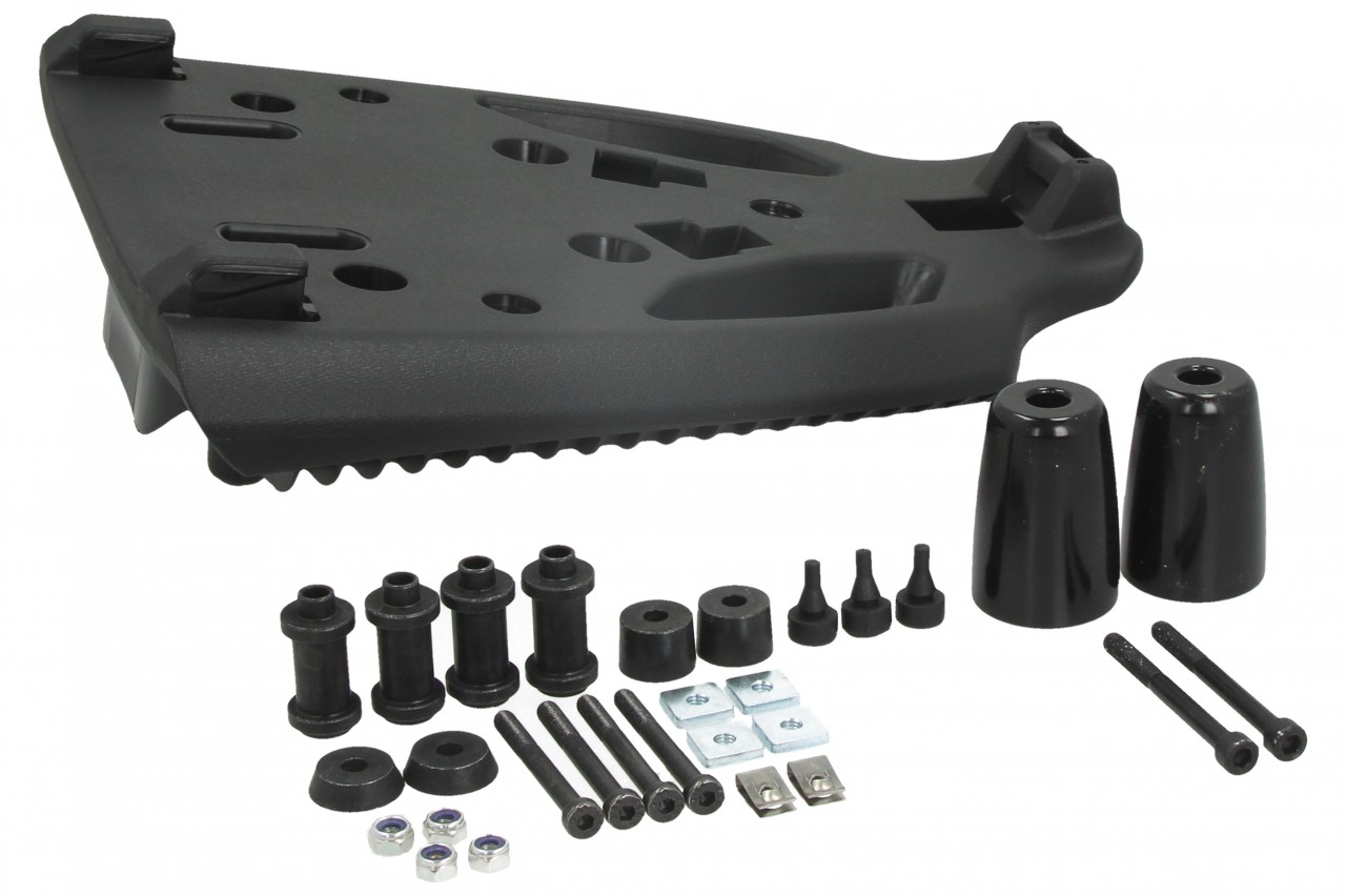 Top Case Kit Keyless 52L (y compris plaque de maintien) pour Beverly HPE Original Piaggio
