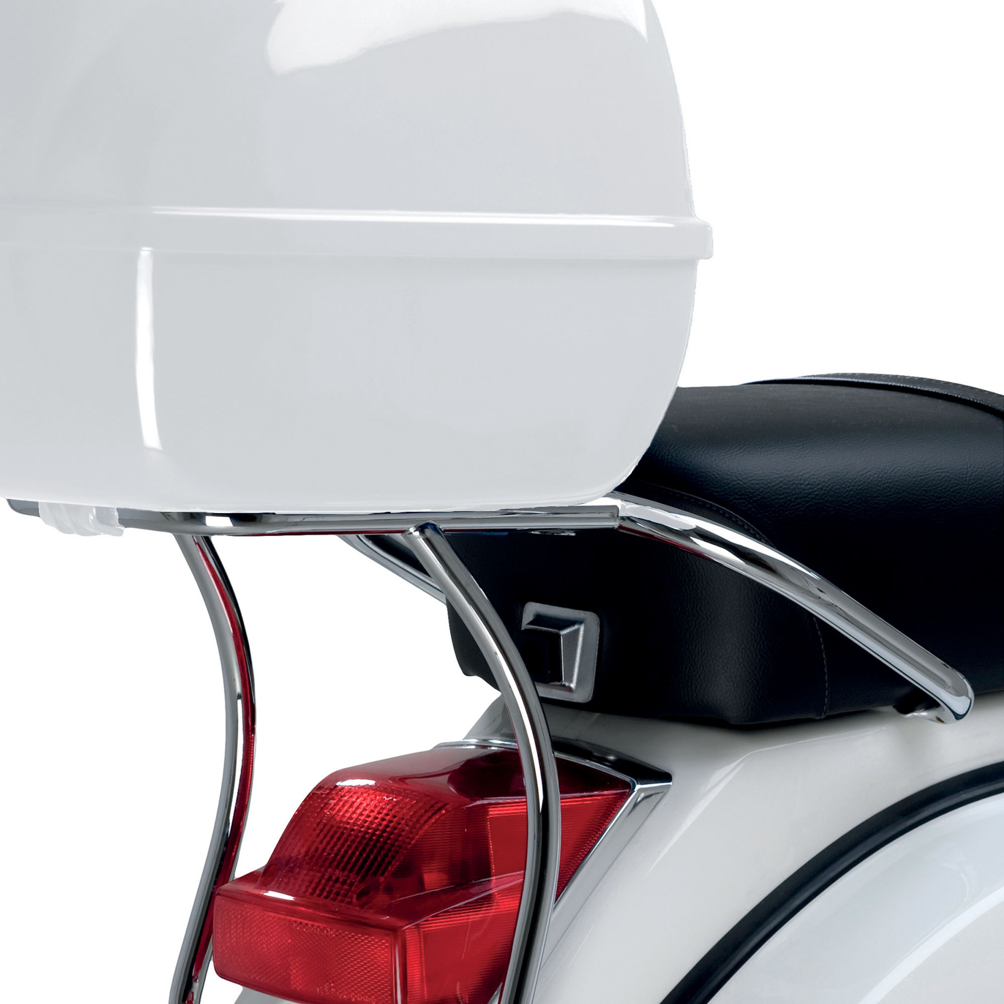 Porte-bagages arrière d'origine chromé pour Vespa PX