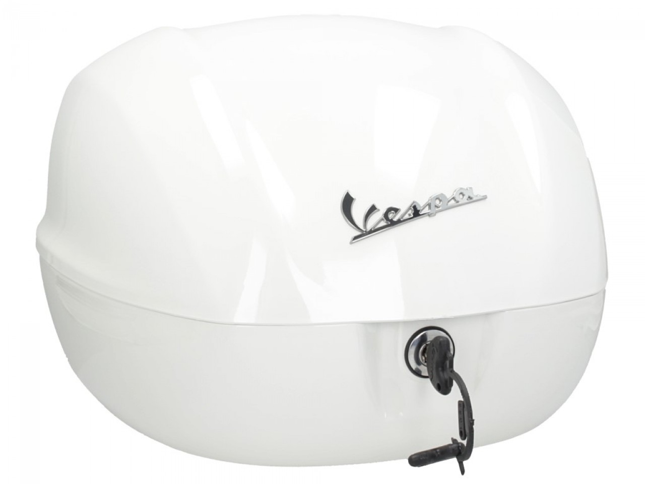 Topcase Vespa 32 L blanc brillant 544 sans dossier